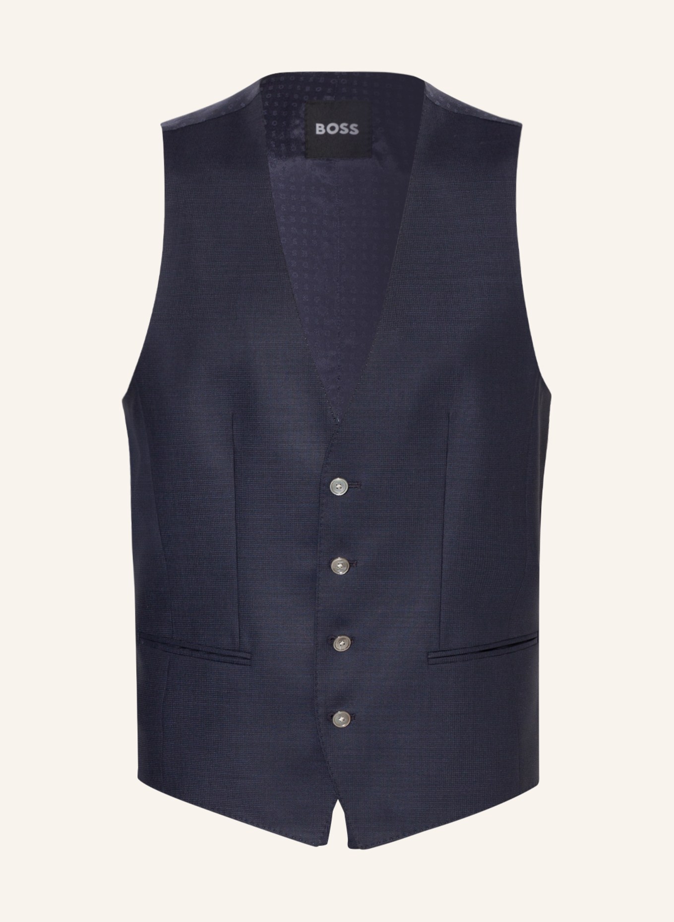 BOSS Suit vest HUGE slim fit, Color: DARK BLUE (Image 1)