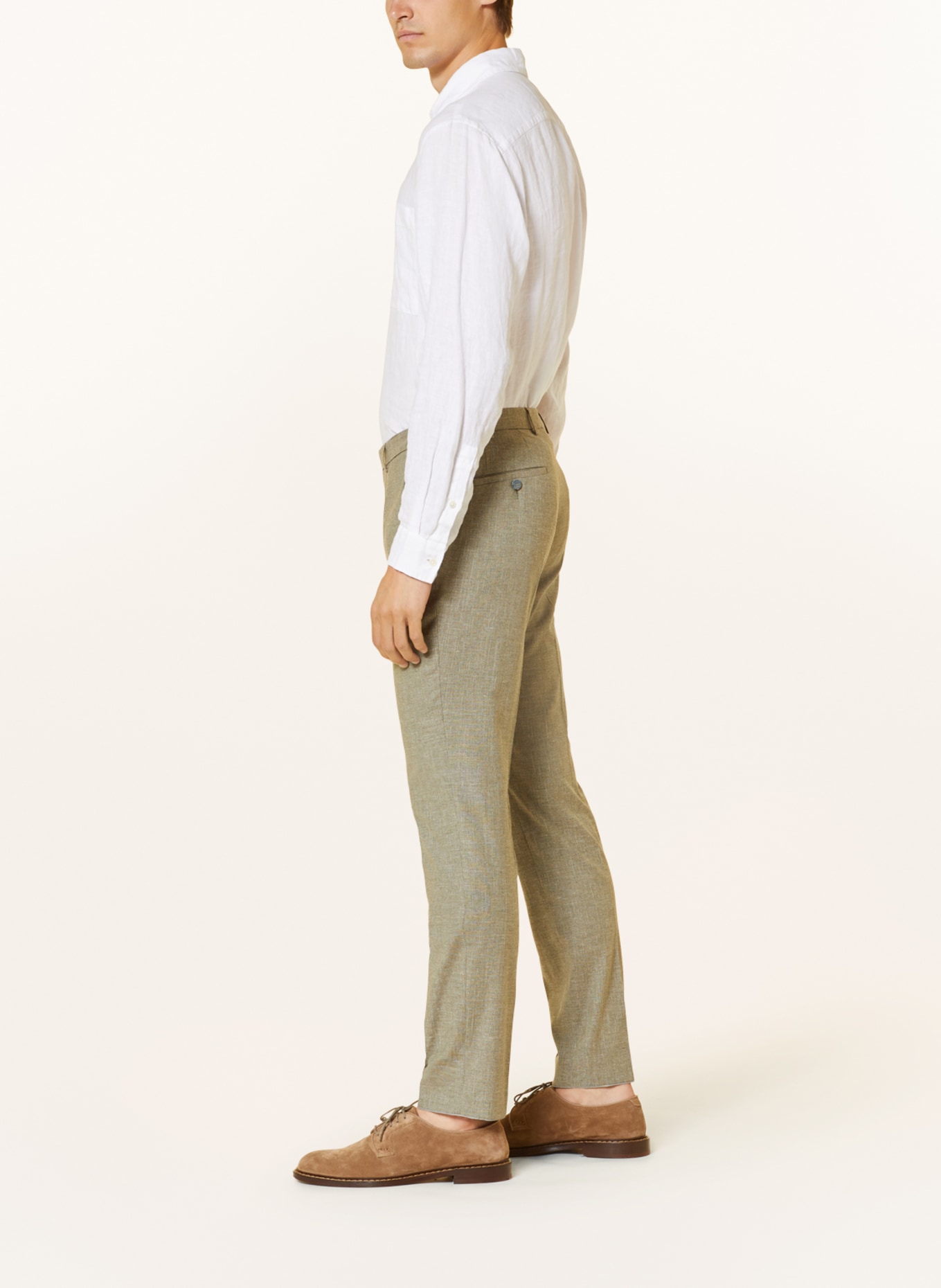 DIGEL Spodnie garniturowe FRANCO slim fit, Kolor: 54 grün (Obrazek 5)