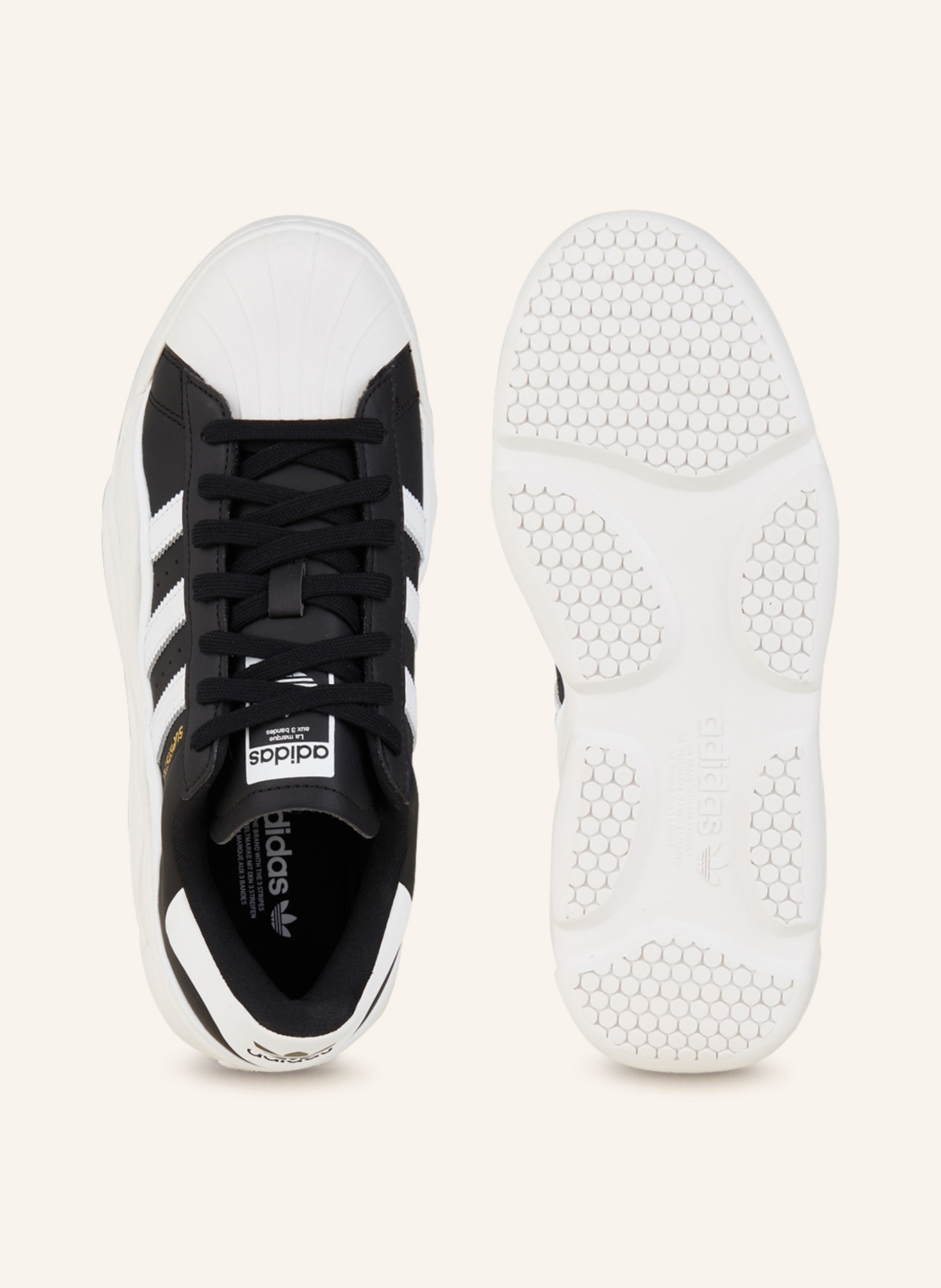 adidas Originals Sneaker SUPERSTAR MILLENCON, Farbe: SCHWARZ/ WEISS (Bild 5)