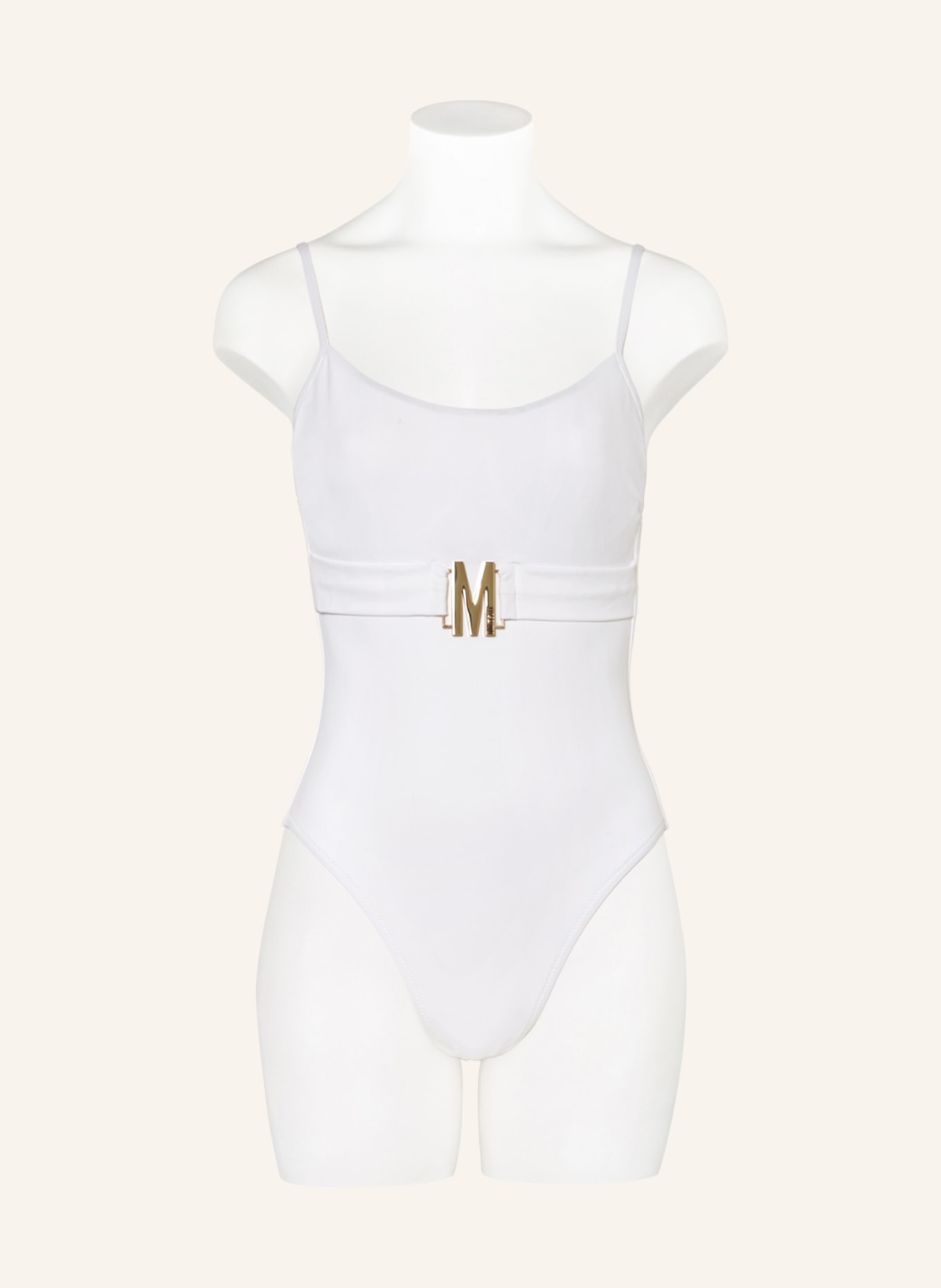 MOSCHINO Underwire swimsuit, Color: WHITE (Image 2)