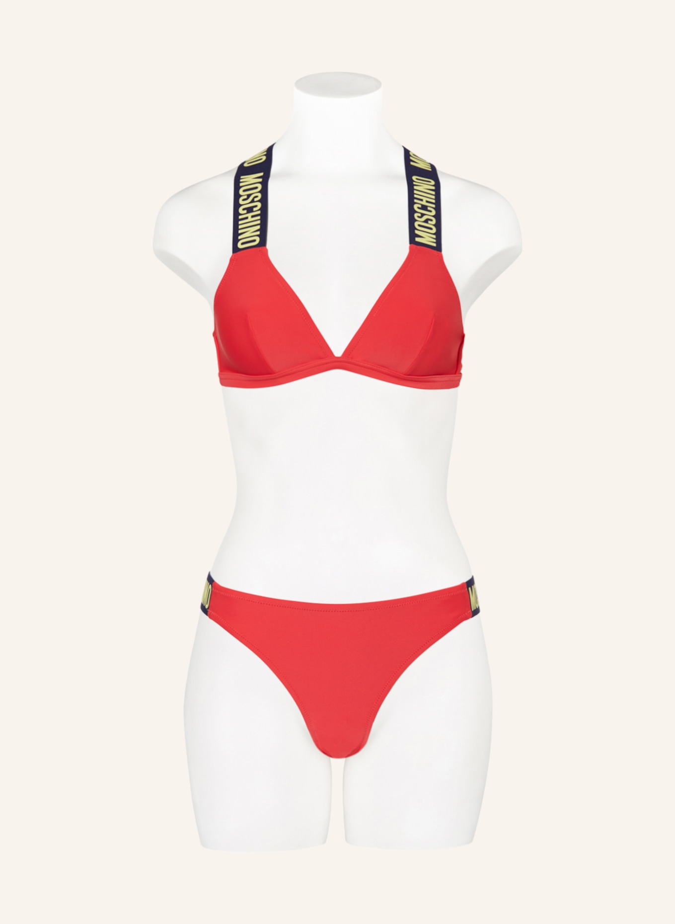 MOSCHINO Basic-Bikini-Hose, Farbe: ROT (Bild 2)