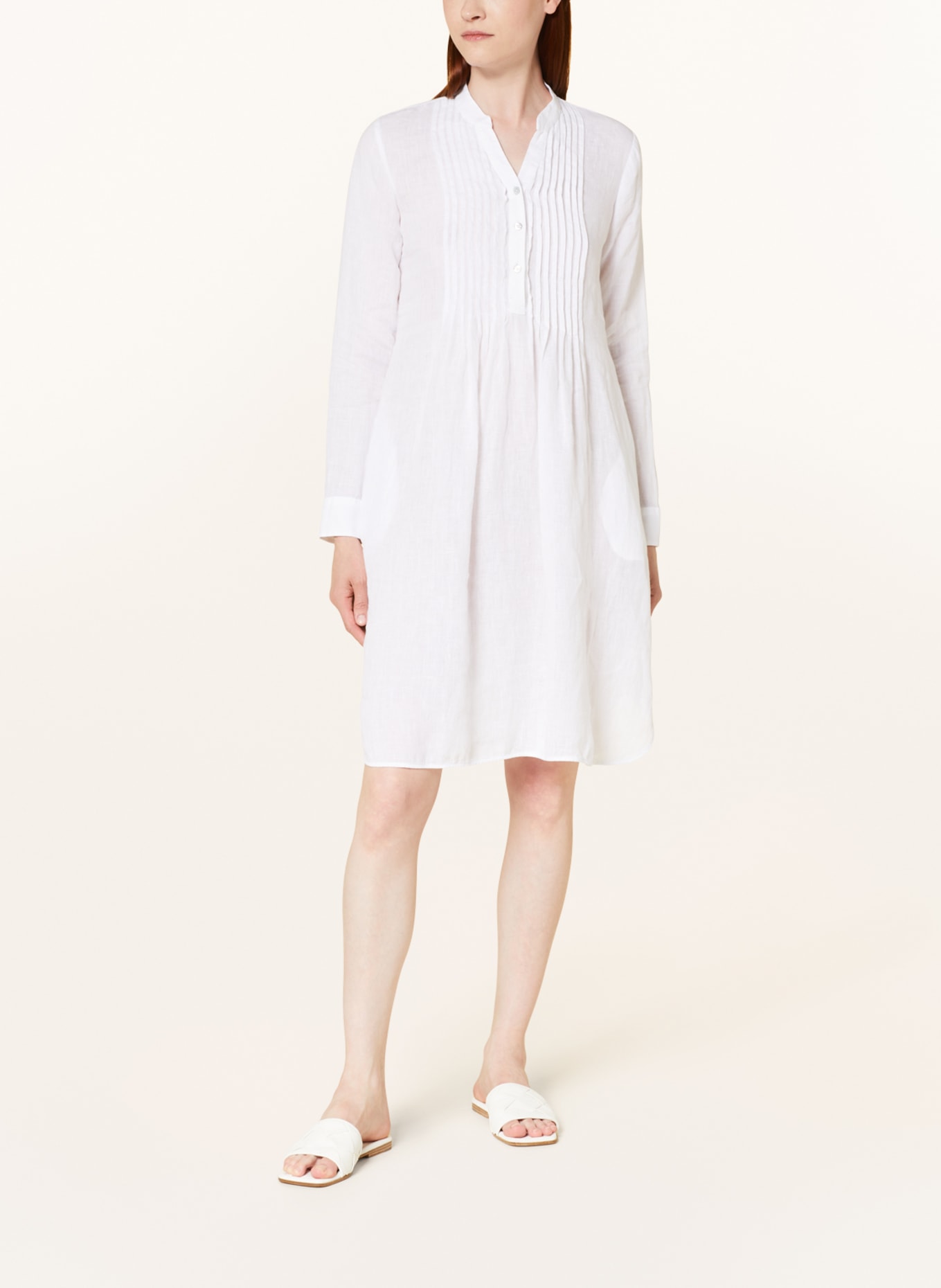 van Laack Linen dress KASUMI, Color: WHITE (Image 2)