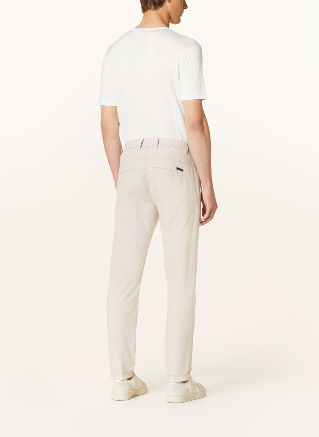 pierre cardin Pants LYON in jogger style extra slim fit, Color: CREAM (Image 3)