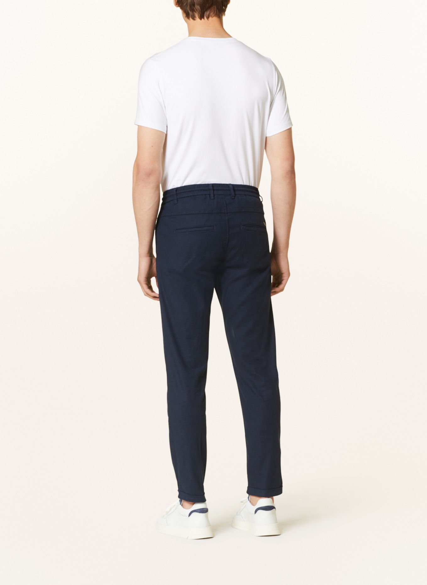pierre cardin Pants LYON in jogger style extra slim fit, Color: DARK BLUE (Image 3)