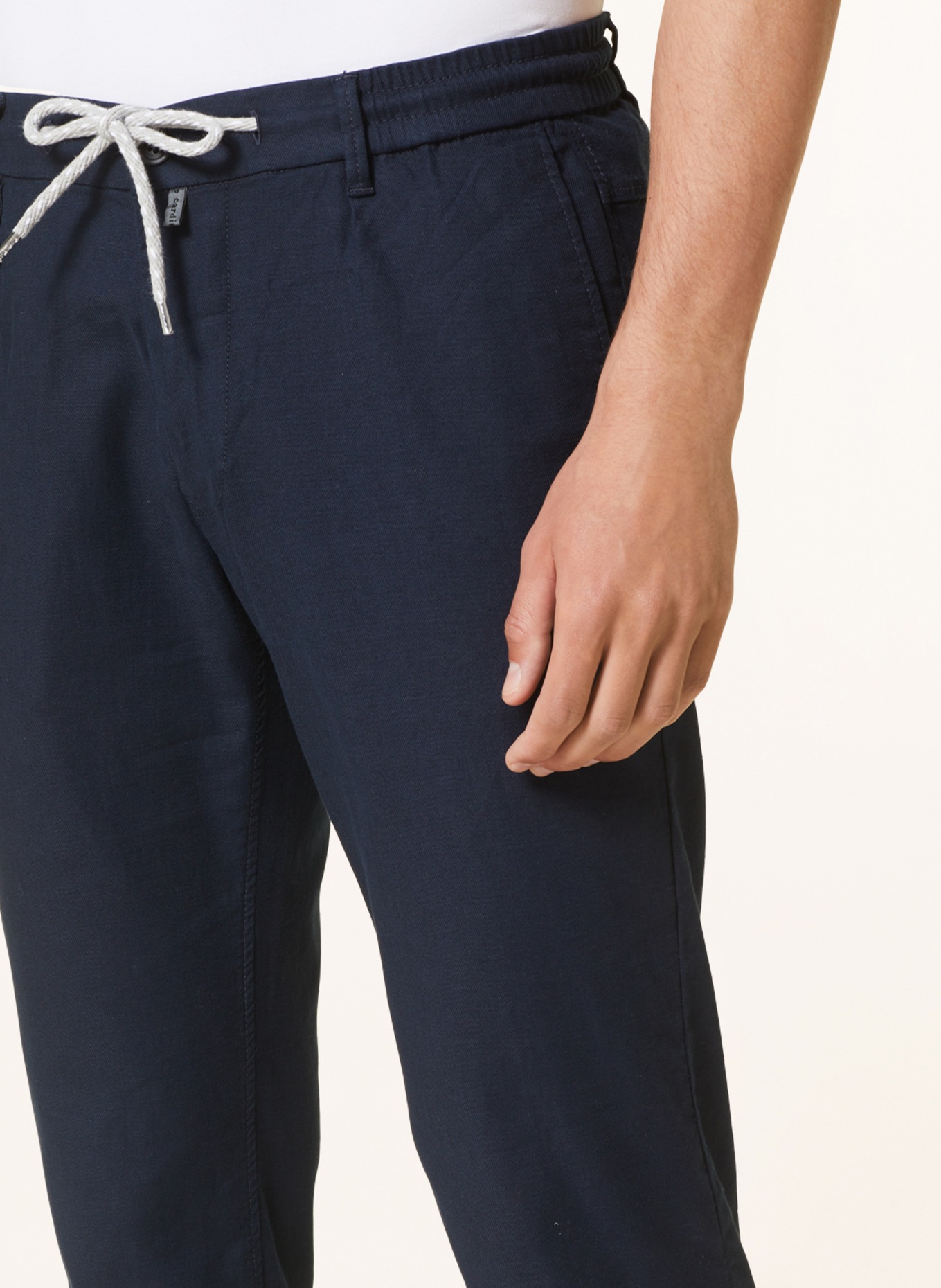 pierre cardin Pants LYON in jogger style extra slim fit, Color: DARK BLUE (Image 5)