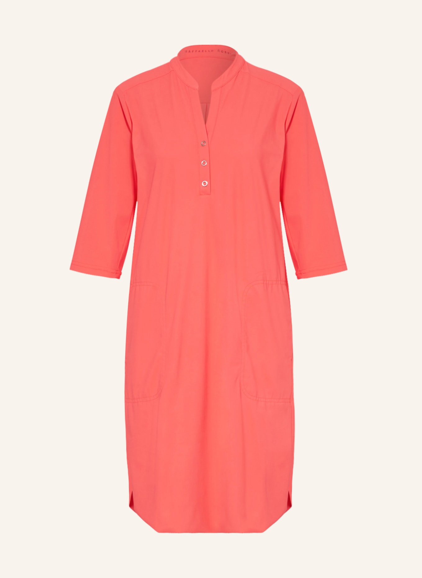 RAFFAELLO ROSSI Jersey dress AMBRA with 3/4 sleeves, Color: SALMON (Image 1)