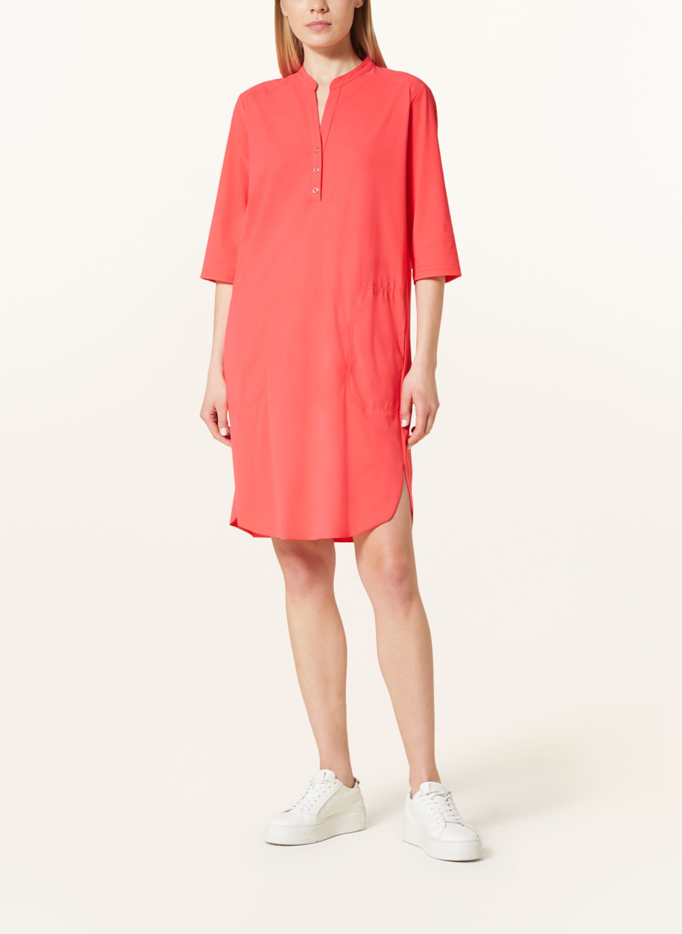 RAFFAELLO ROSSI Jersey dress AMBRA with 3/4 sleeves, Color: SALMON (Image 2)