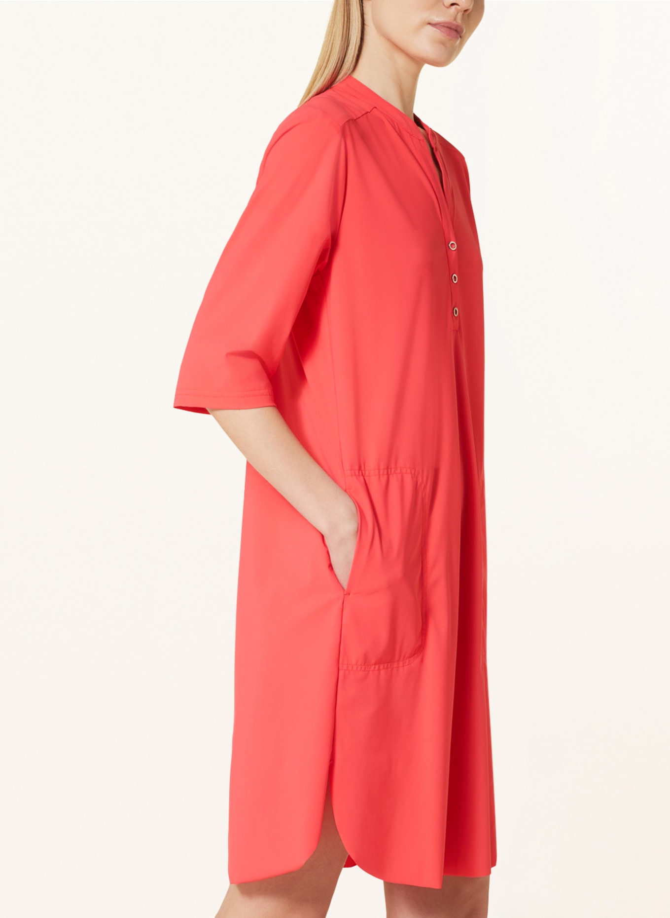 RAFFAELLO ROSSI Žerzejové šaty AMBRA s 3/4 rukávem, Barva: LOSOSOVÁ (Obrázek 4)