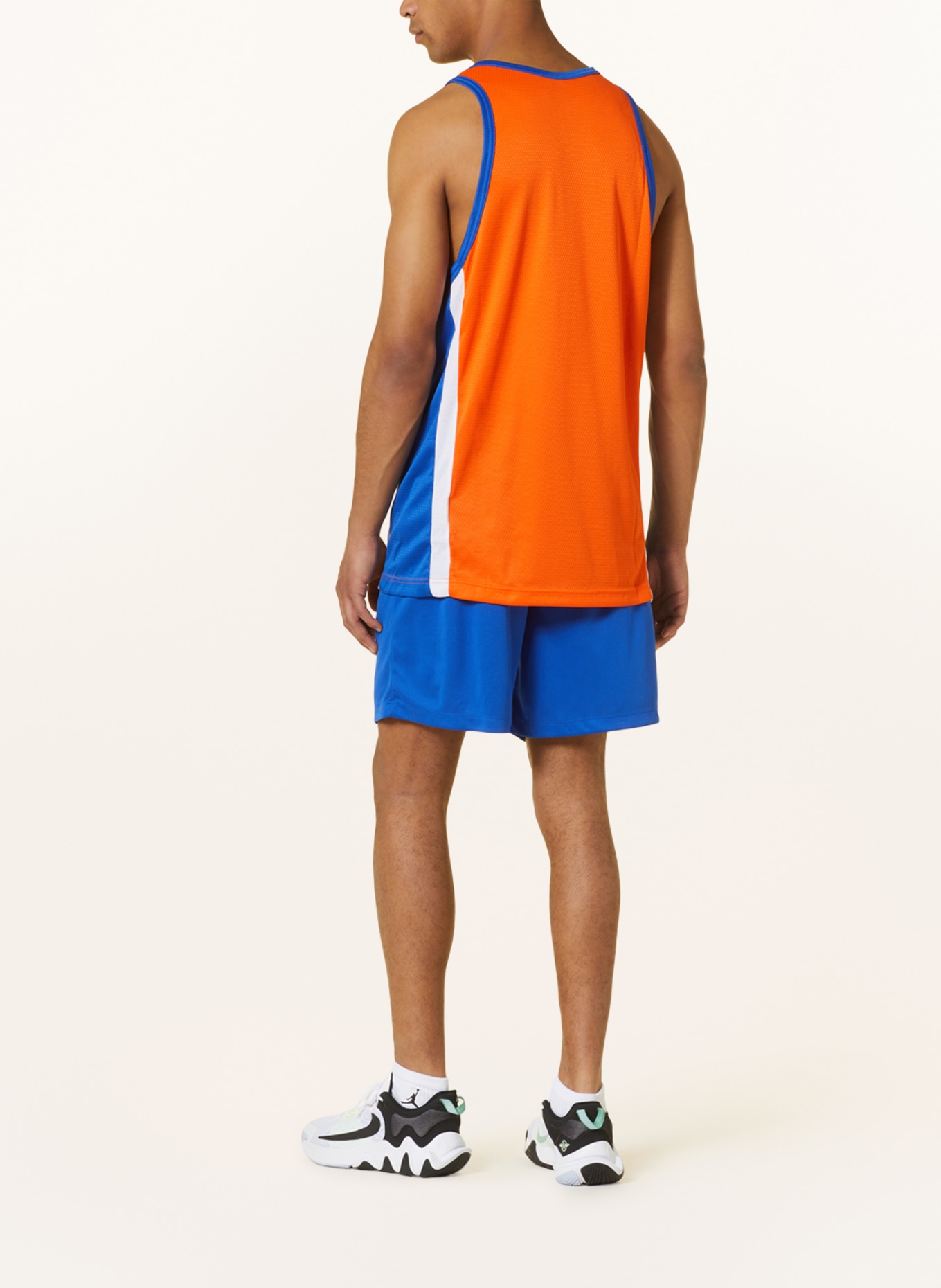 Nike Basketballshorts DRI-FIT STARTING 5, Farbe: BLAU/ ORANGE (Bild 3)
