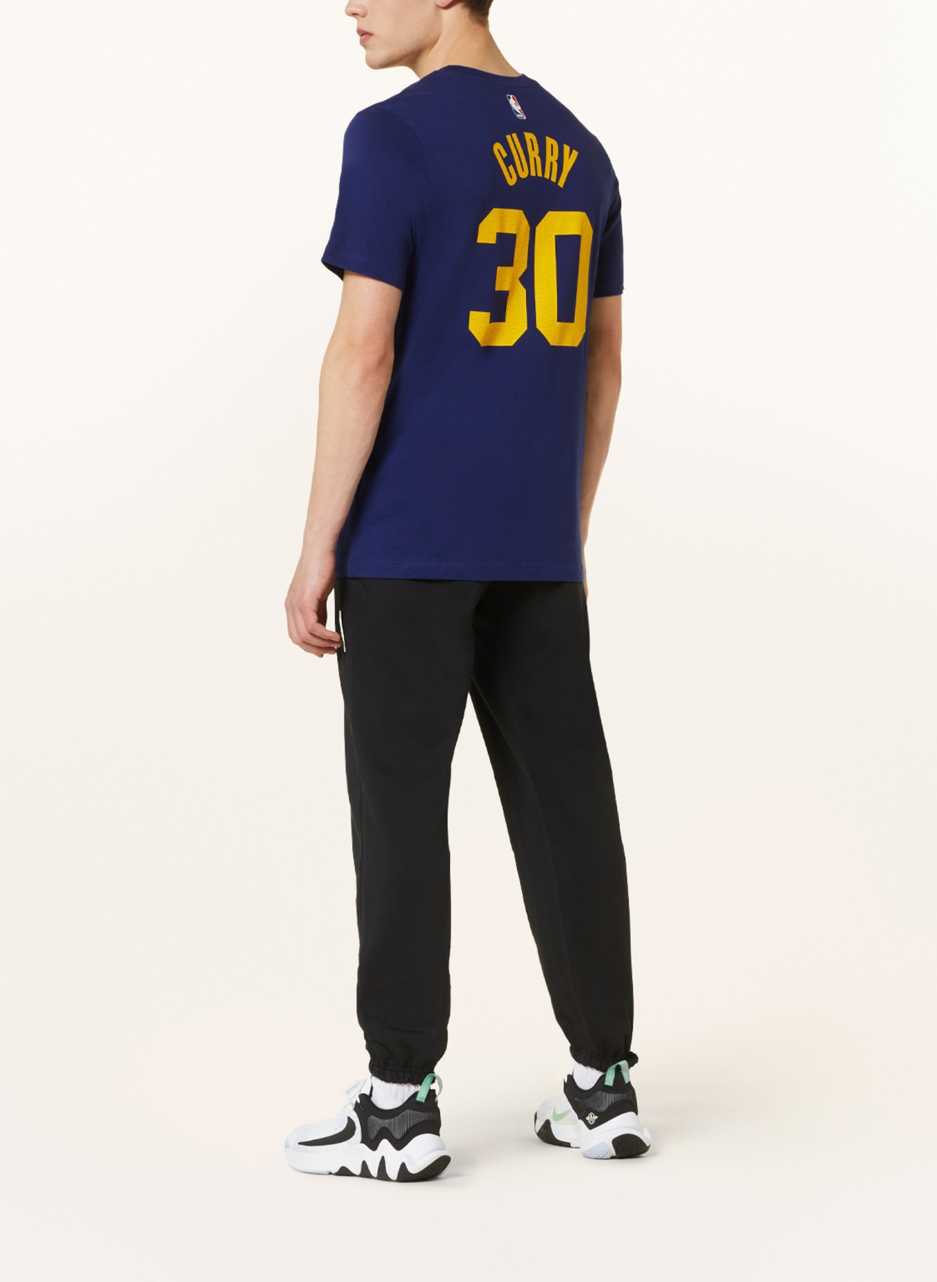 Nike T-Shirt, Farbe: DUNKELBLAU/ GELB (Bild 3)