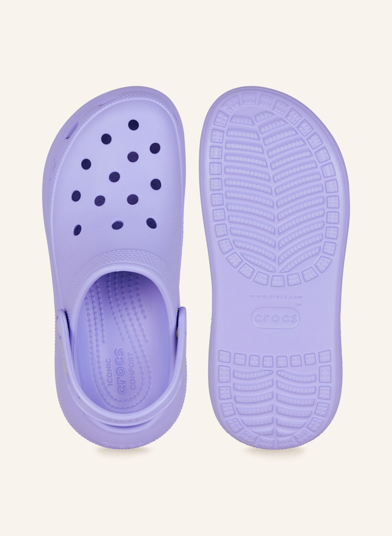 crocs Pantofle na platformě CLASSIC CRUSH, Barva: TMAVĚ MODRÁ (Obrázek 5)