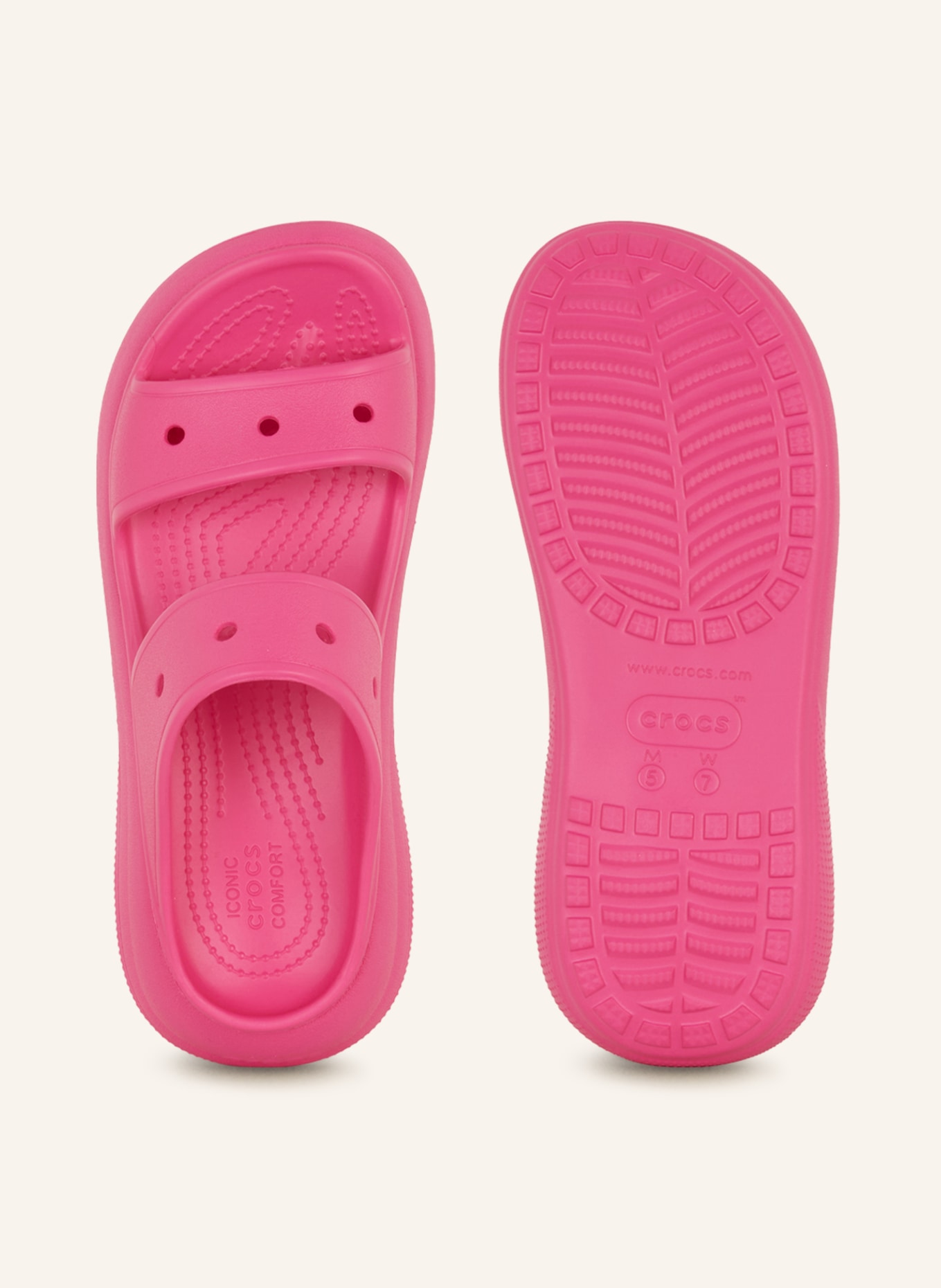 crocs Platform slides, Color: PINK (Image 5)