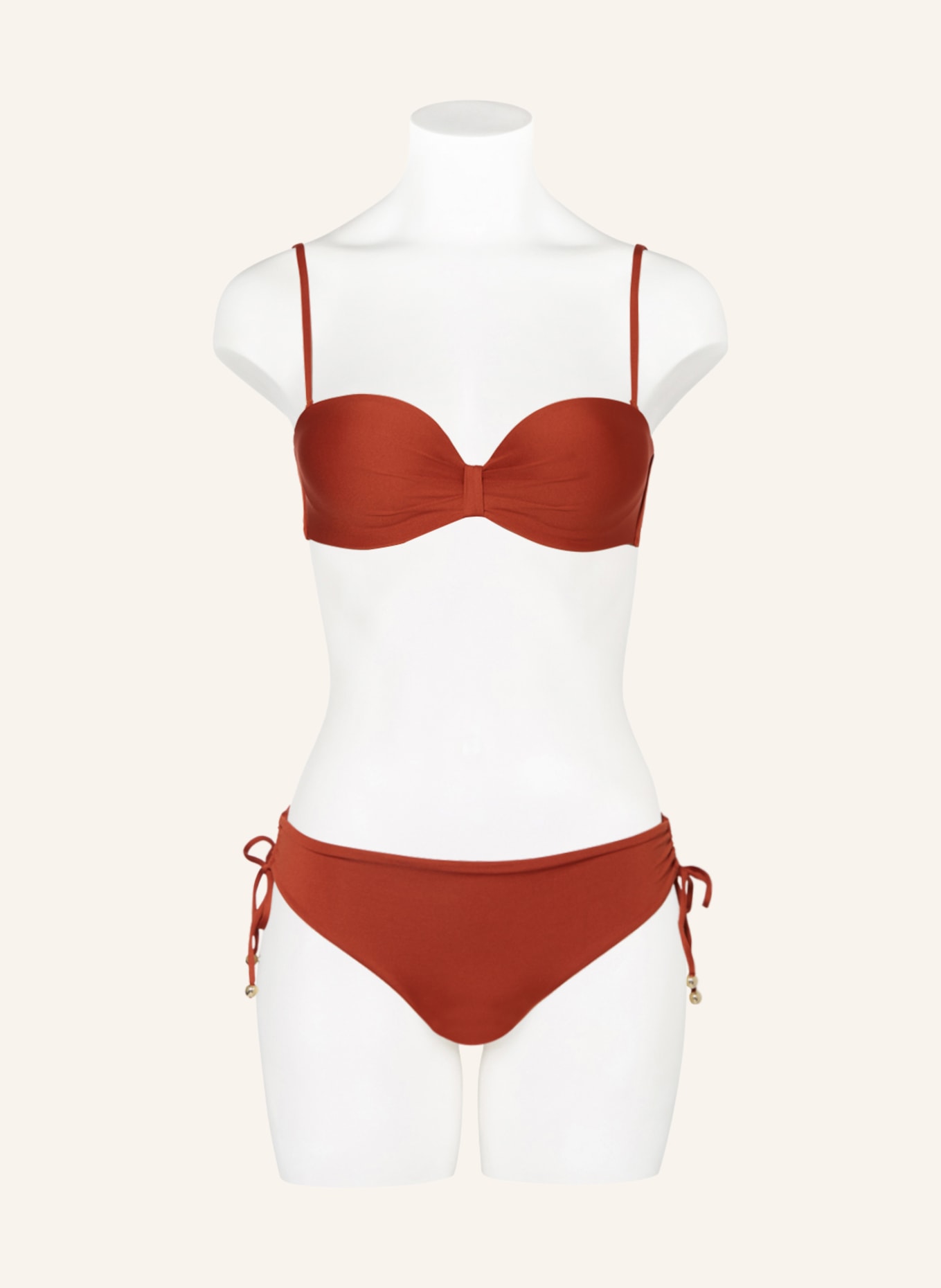 Max Mara BEACHWEAR Underwired bikini top ASIA, Color: COGNAC (Image 2)