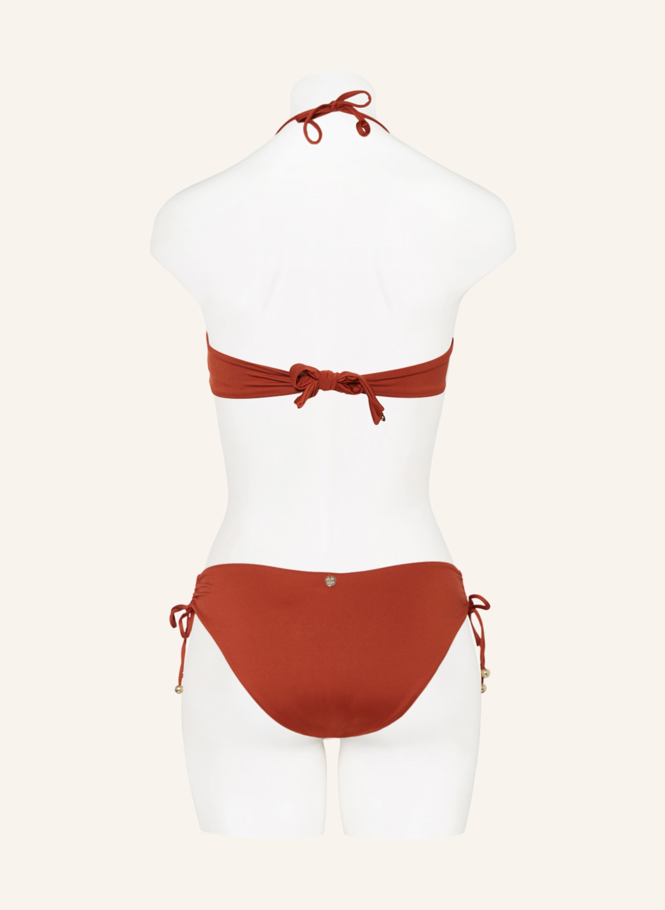 Max Mara BEACHWEAR Underwired bikini top ASIA, Color: COGNAC (Image 5)