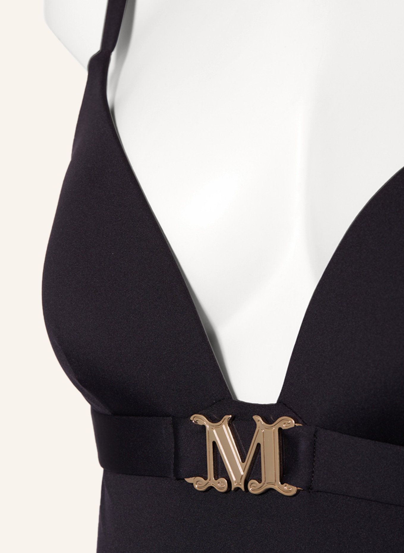 Max Mara BEACHWEAR Halter neck swimsuit CELINE, Color: BLACK (Image 5)