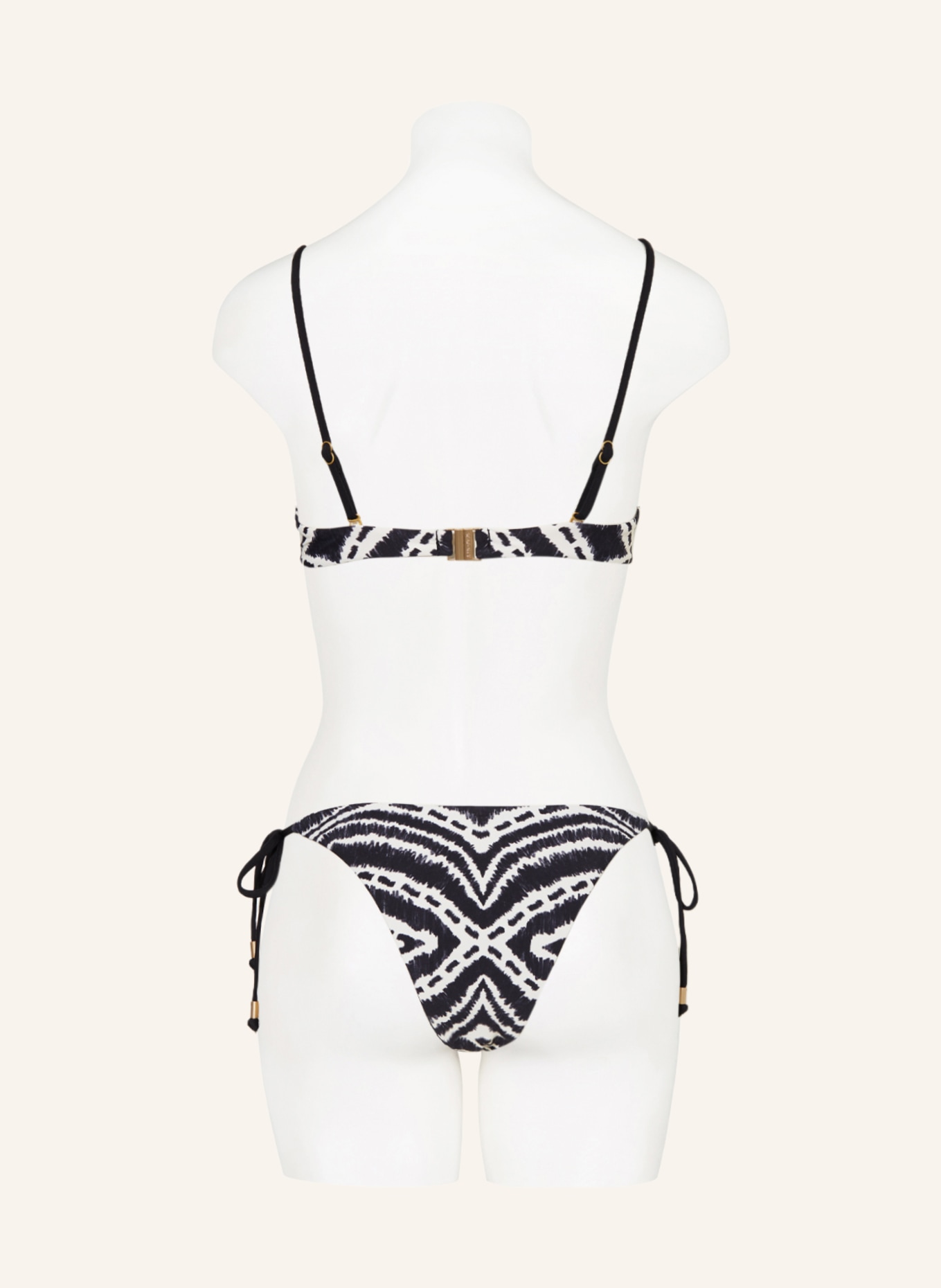 SEAFOLLY Triangle bikini bottoms ZANZIBAR reversible, Color: BLACK/ WHITE (Image 3)