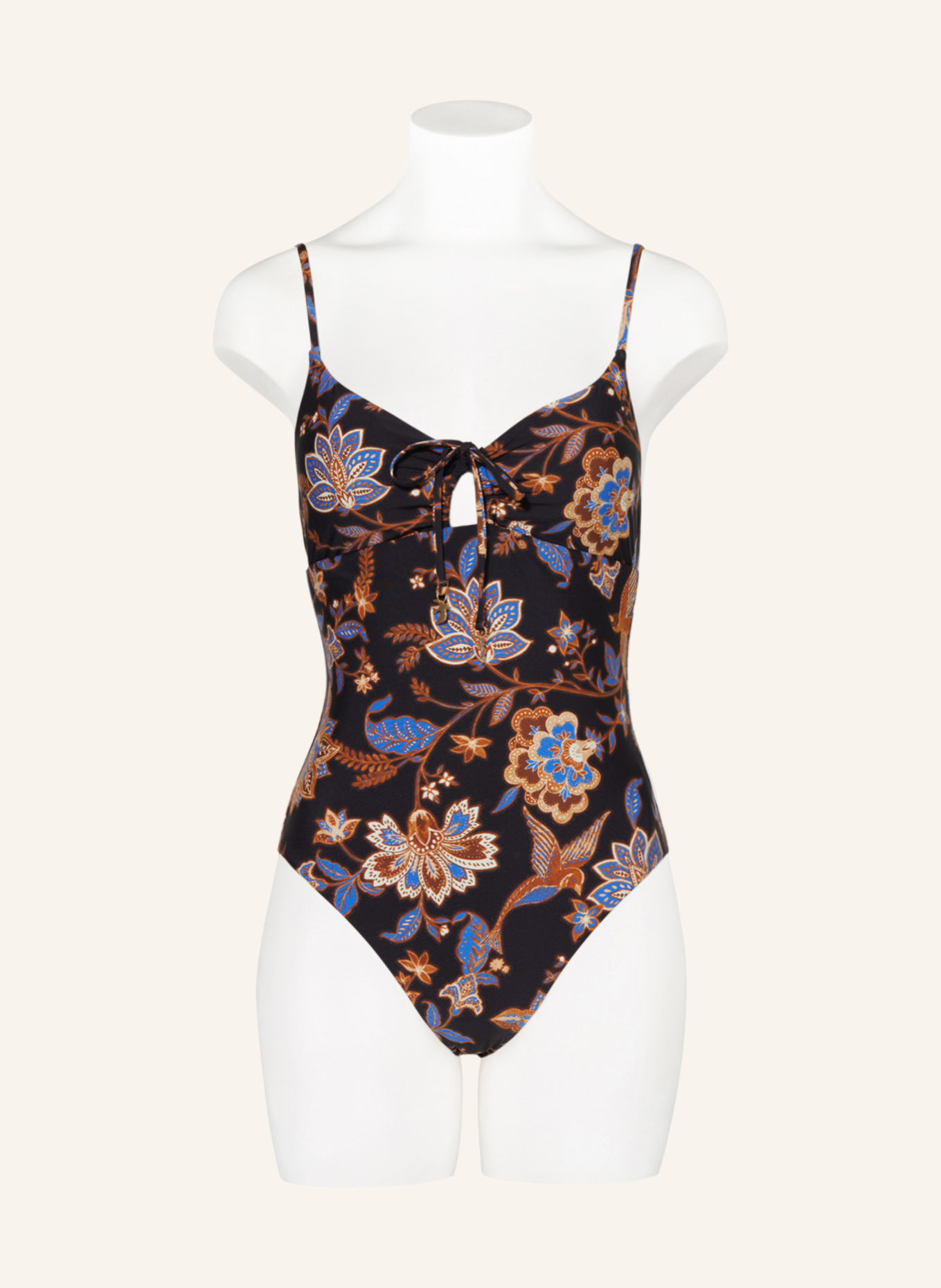 SEAFOLLY Swimsuit SILK ROAD, Color: BLACK/ BLUE/ BROWN (Image 2)