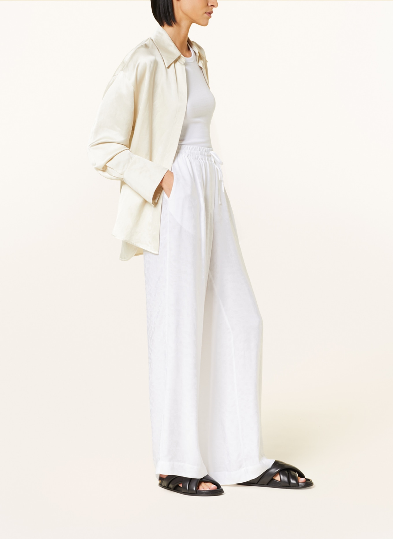 Lala Berlin Trousers, Color: WHITE (Image 3)