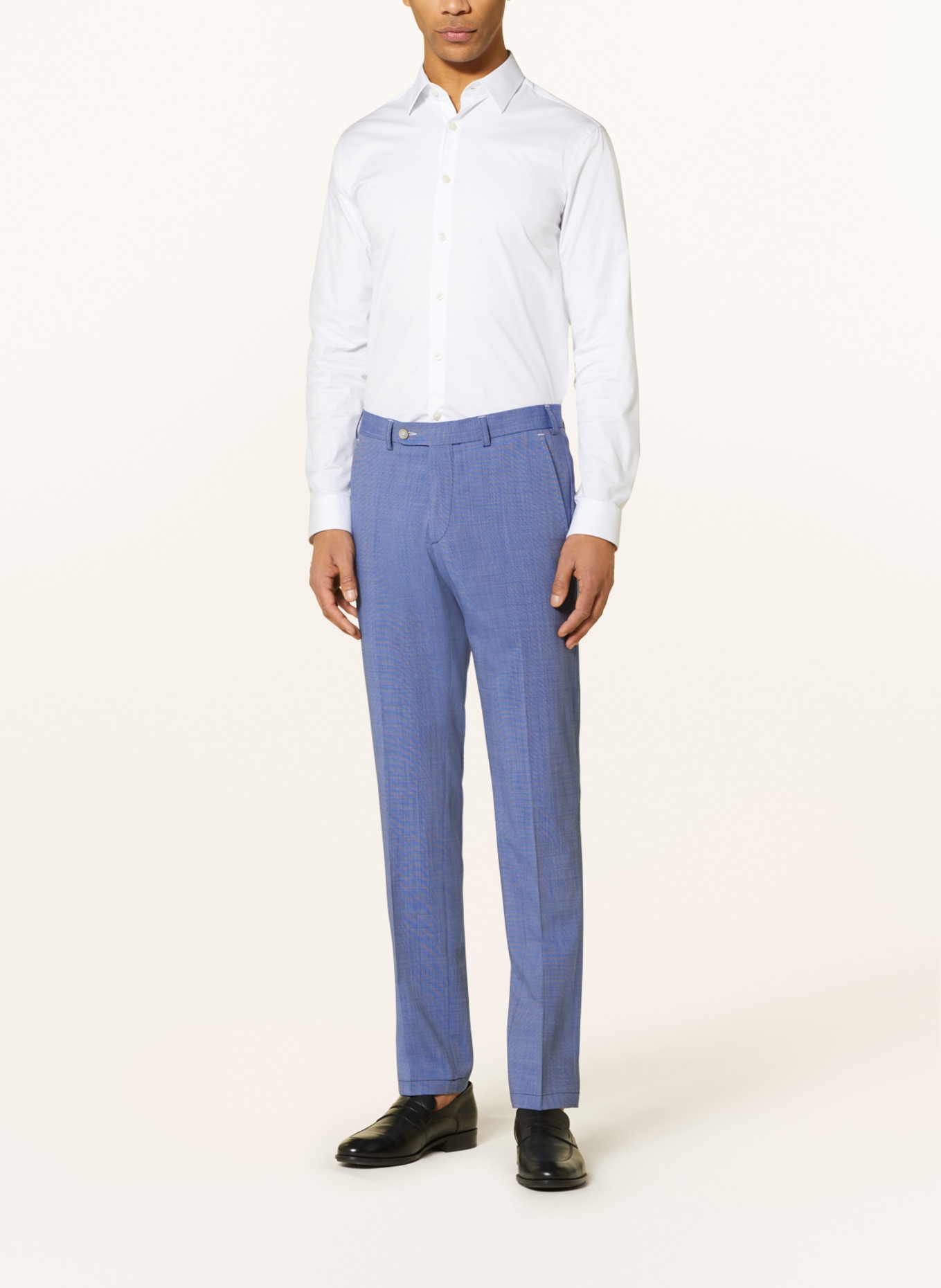 DIGEL Oblekové kalhoty SERGIO Regular Fit, Barva: MODRÁ (Obrázek 3)