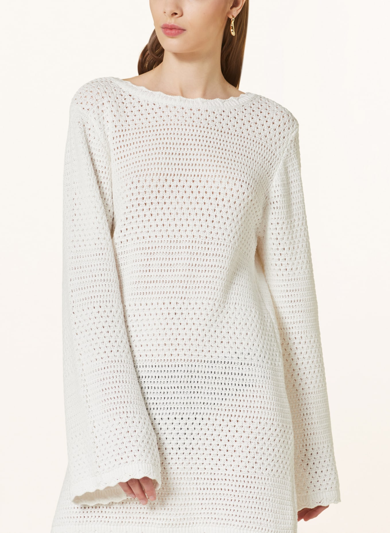 gina tricot Knit dress MAJA, Color: WHITE (Image 4)