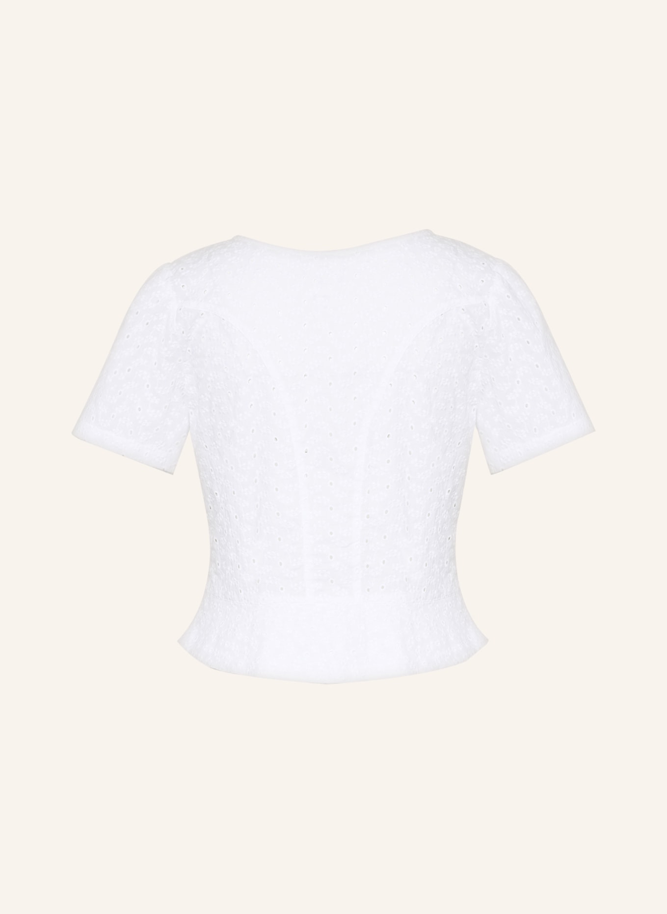 Hammerschmid Dirndl blouse MANUELA in lace, Color: WHITE (Image 2)