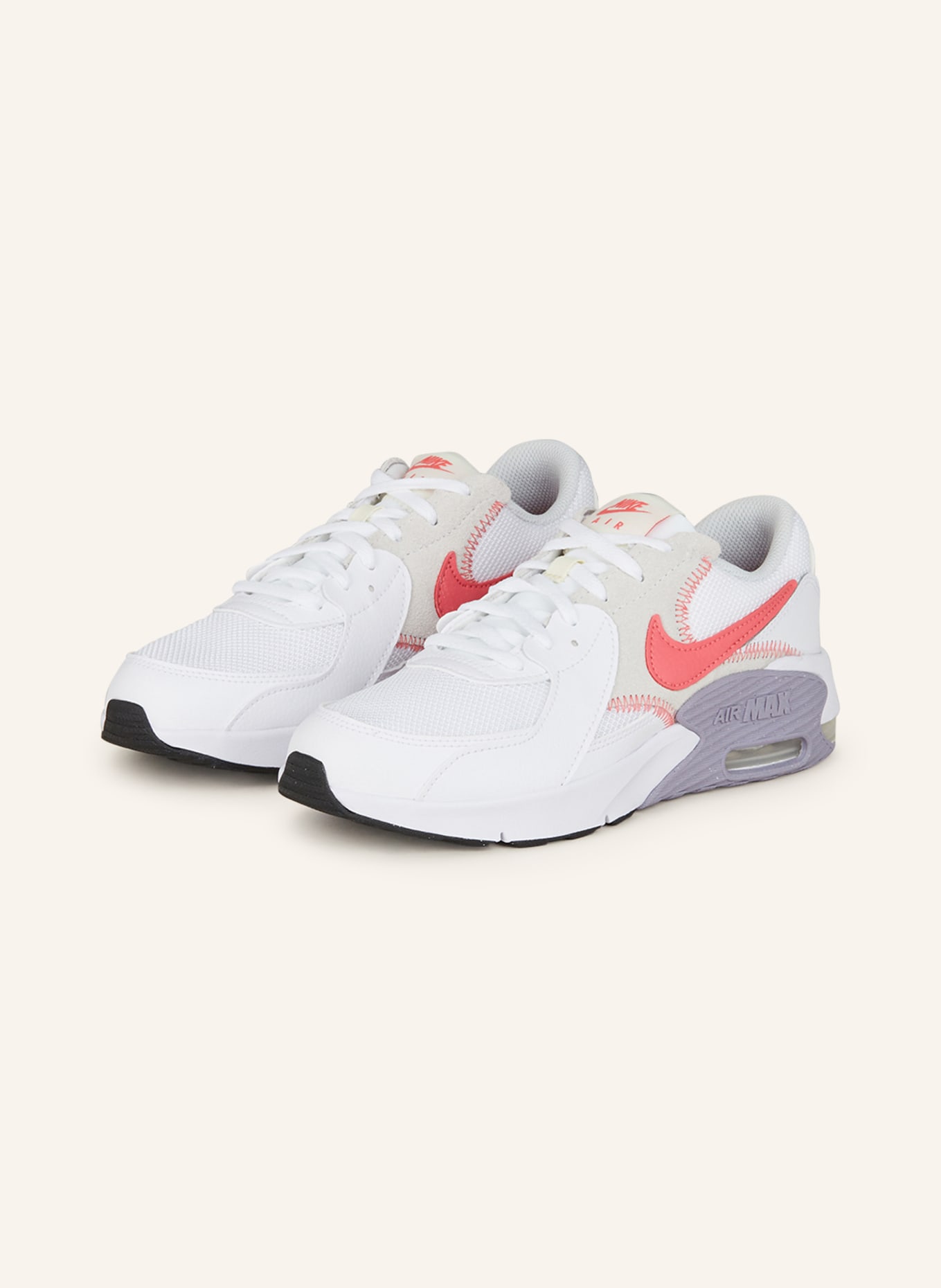 Nike Sneaker AIR MAX EXCEE, Farbe: WEISS/ HELLROT/ LILA (Bild 1)