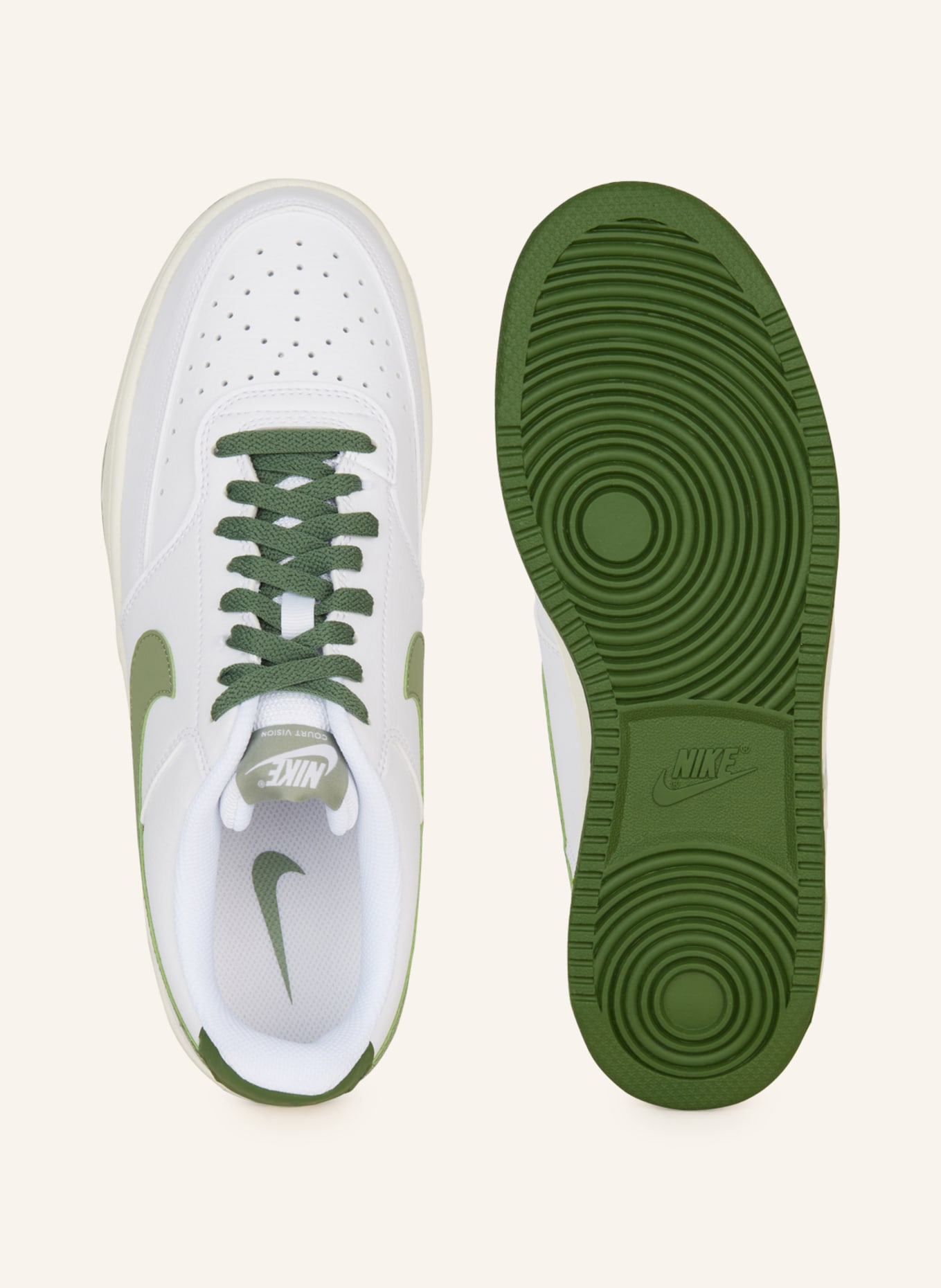 Nike Sneakers COURT VISION, Color: WHITE/ GREEN (Image 5)