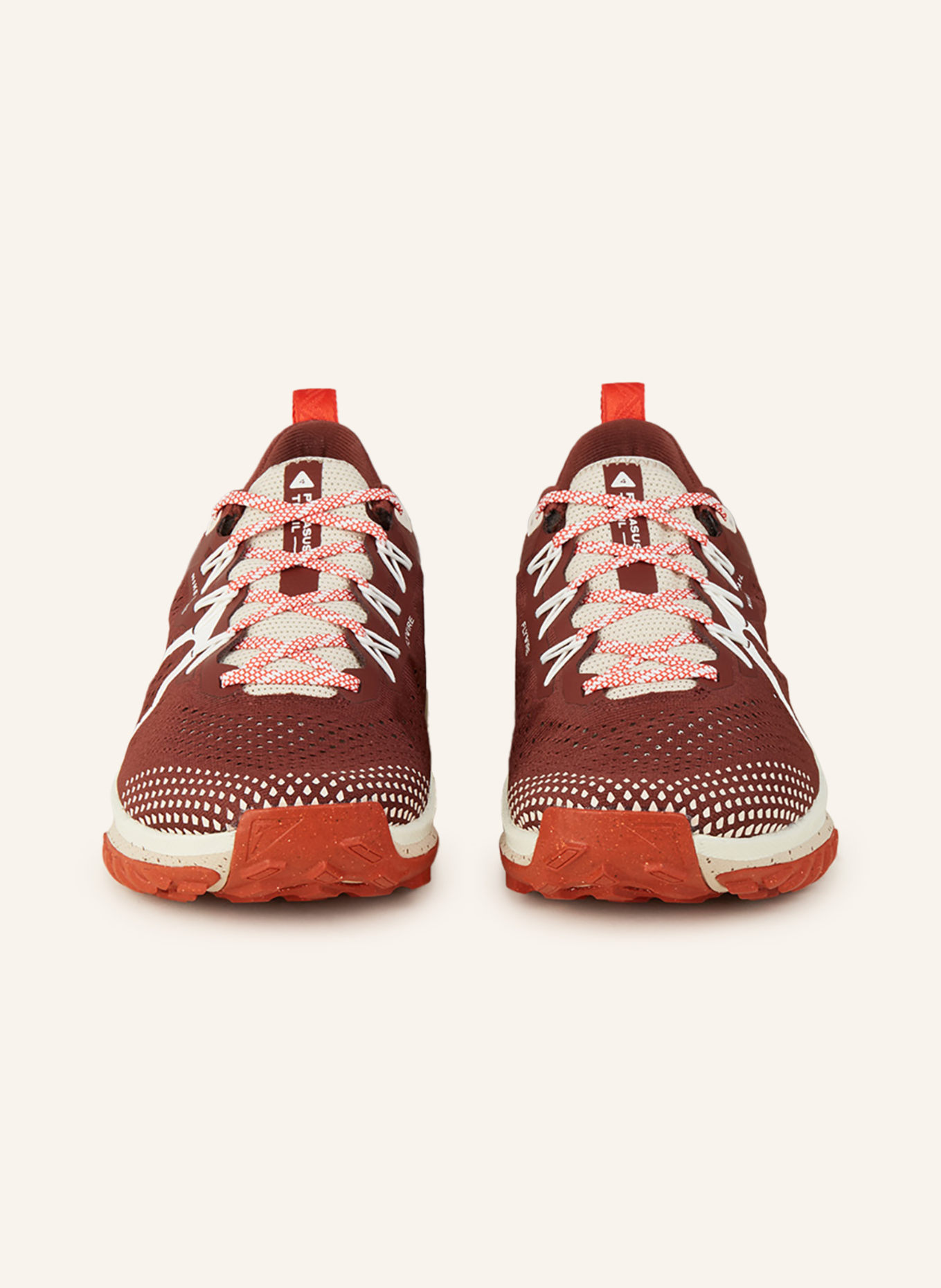 Nike Trailrunning-Schuhe REACT PEGASUS TRAIL 4, Farbe: DUNKELROT/ WEISS (Bild 3)