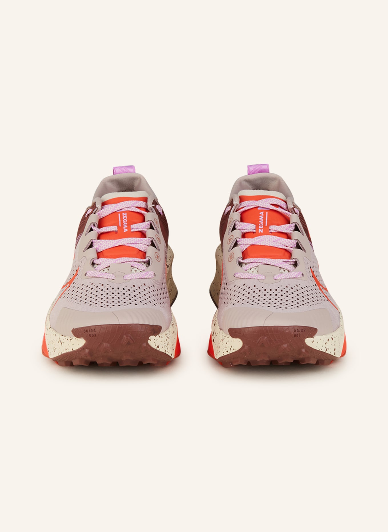 Nike Trail Running Shoes ZOOMX ZEGAMA, Color: ROSE/ ORANGE (Image 3)