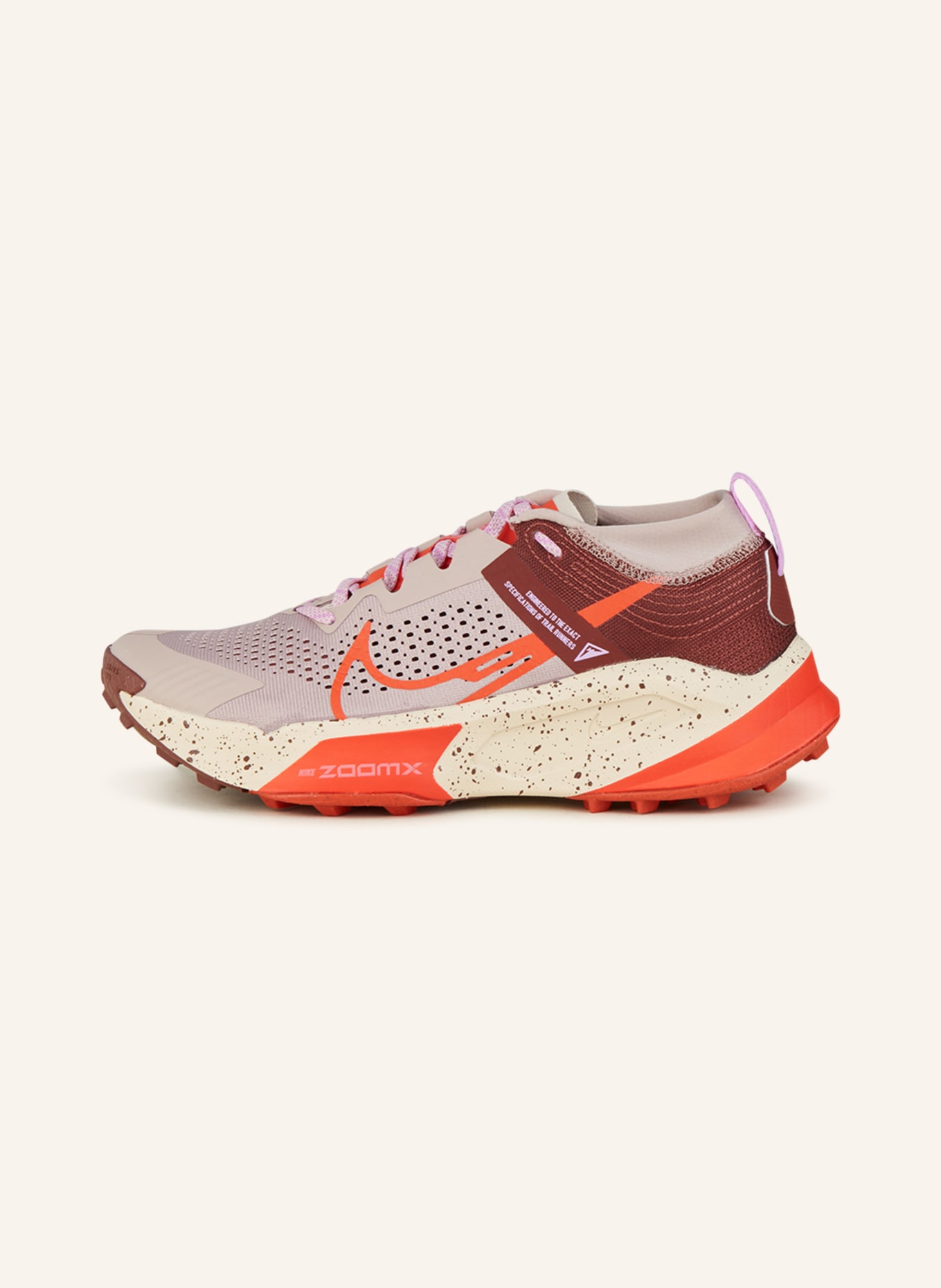 Nike Trail Running Shoes ZOOMX ZEGAMA, Color: ROSE/ ORANGE (Image 4)