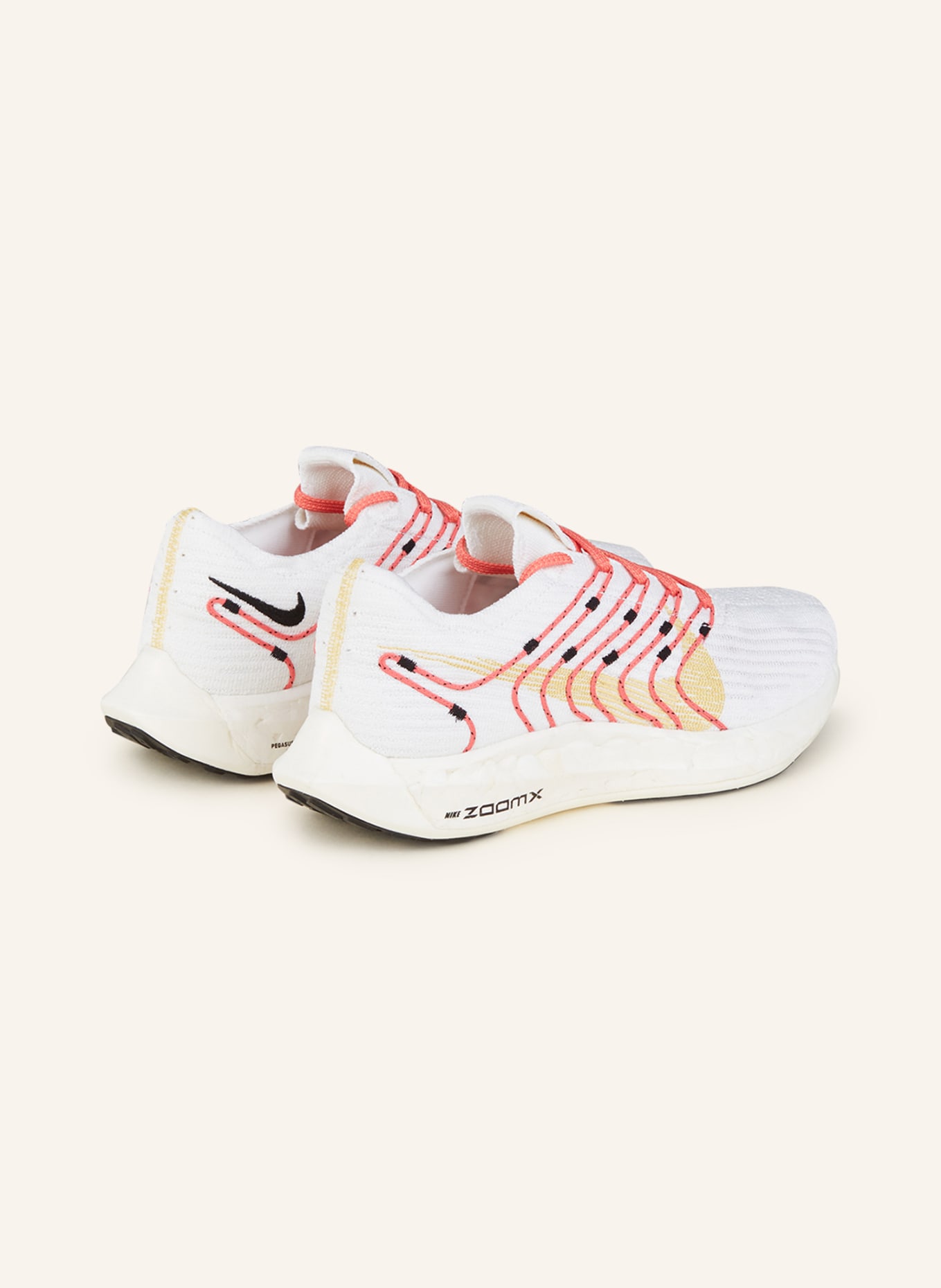 Nike Running shoes PEGASUS TURBO NEXT NATURE, Color: WHITE/ PINK/ DARK YELLOW (Image 2)