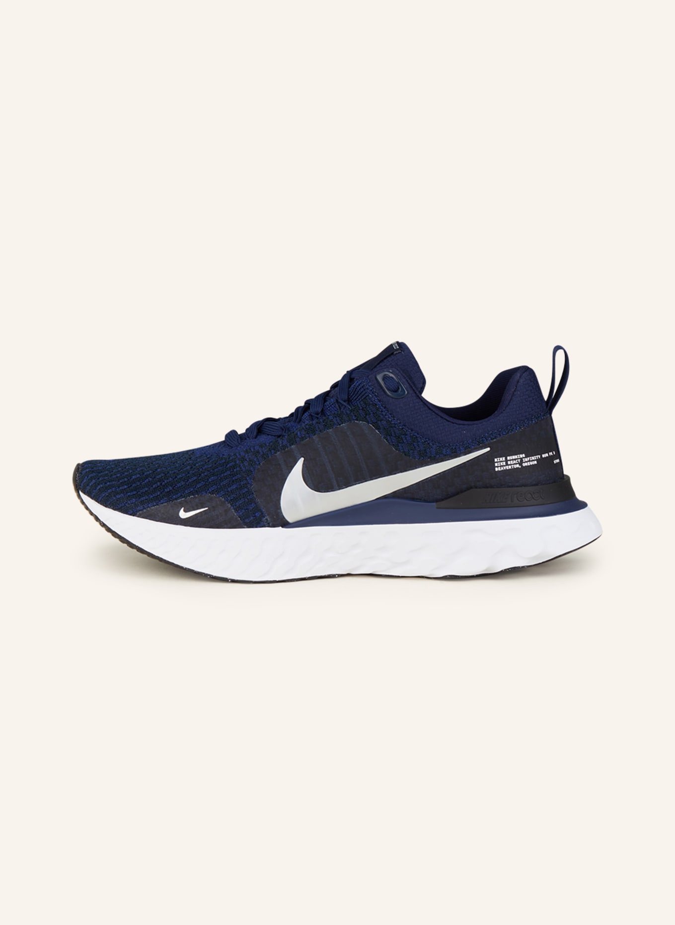 Nike Running shoes REACT INFINITY RUN FLYKNIT 3, Color: DARK BLUE/ BLACK (Image 4)
