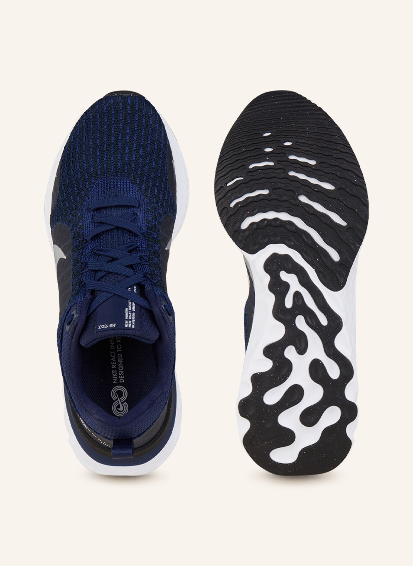 Nike Running shoes REACT INFINITY RUN FLYKNIT 3, Color: DARK BLUE/ BLACK (Image 5)