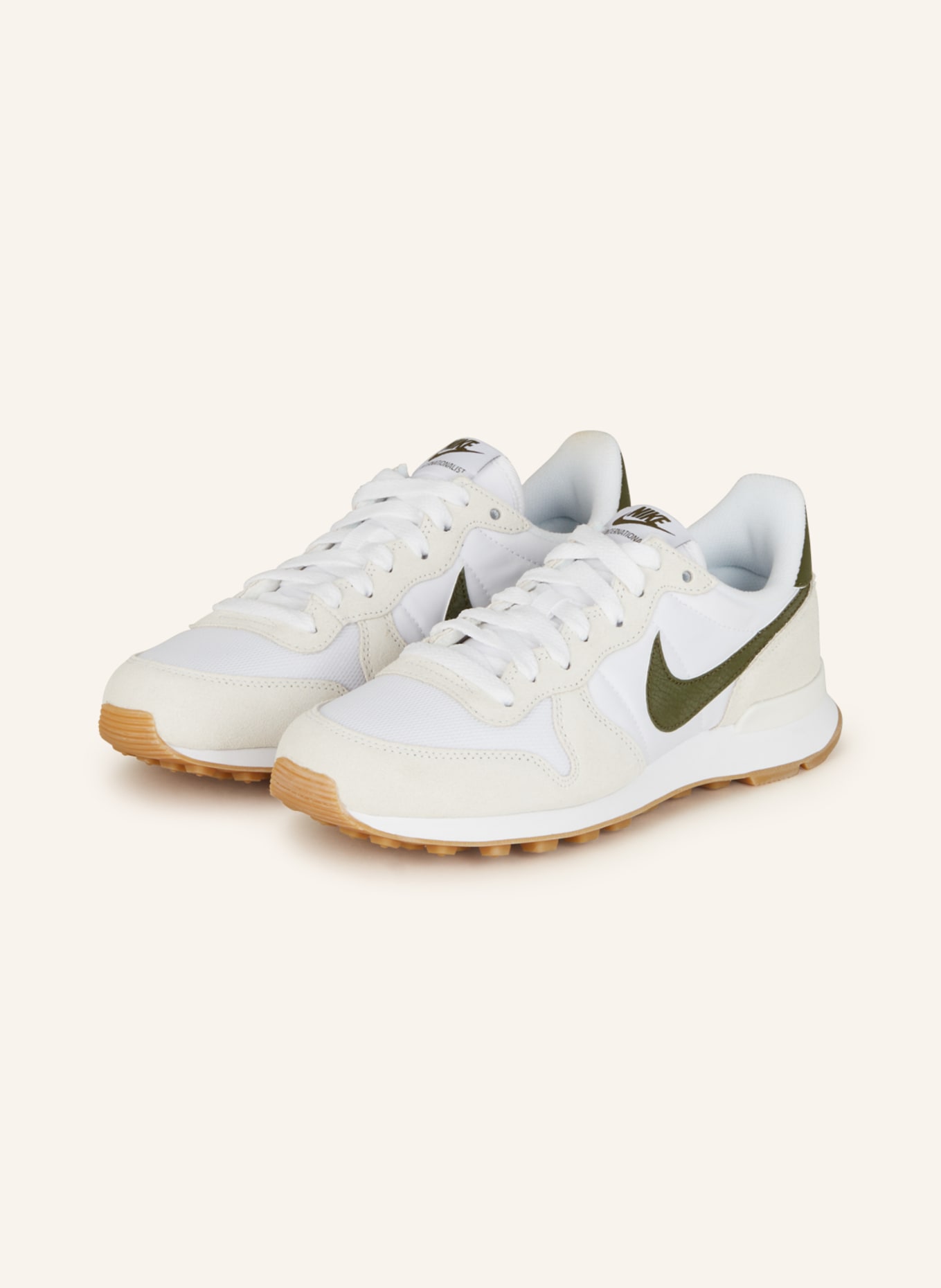 Bevestigen kans Kapper Nike Sneakers INTERNATIONALIST in white/ dark green | Breuninger