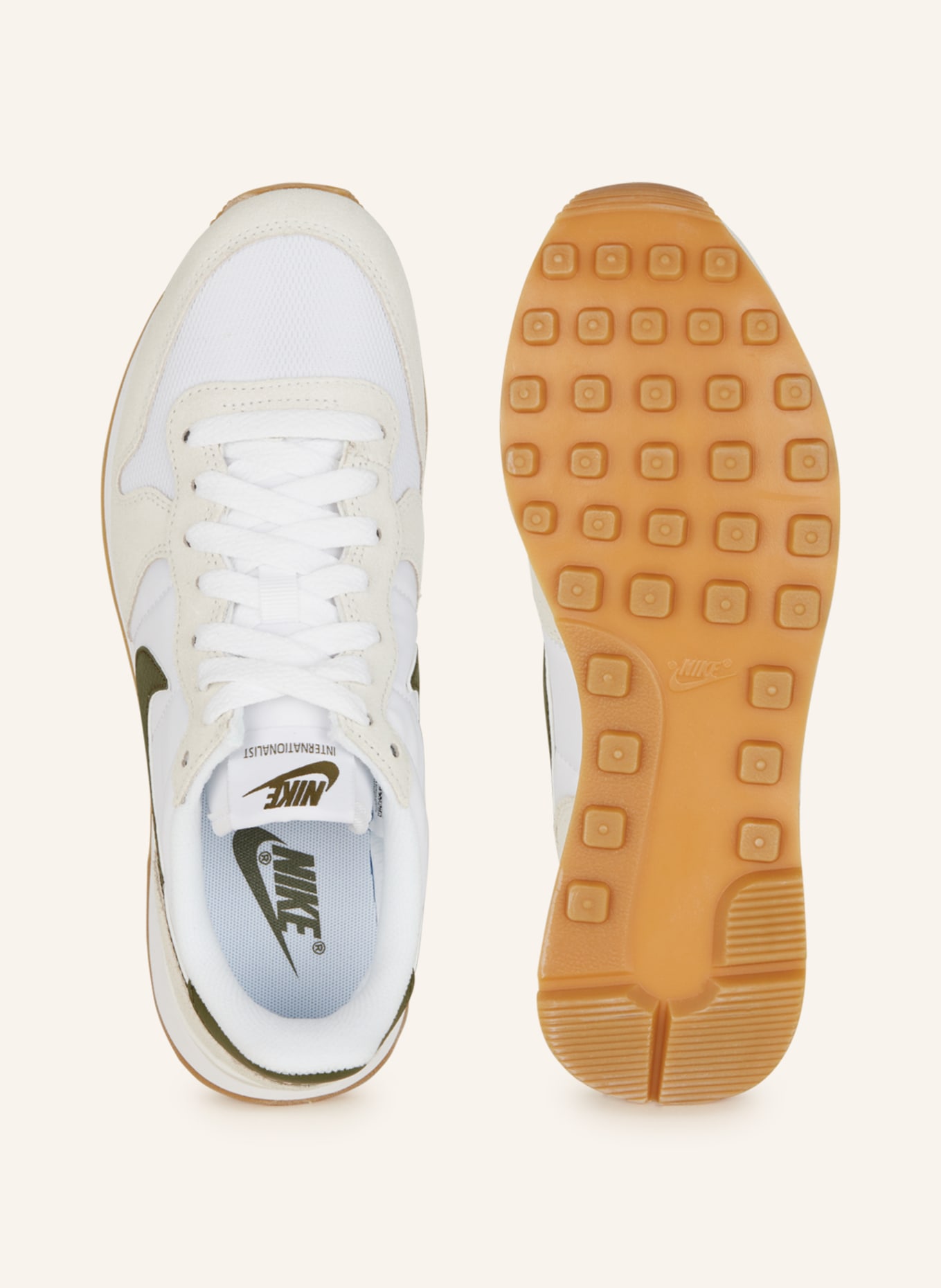Nike Sneakers INTERNATIONALIST, Color: WHITE/ DARK GREEN (Image 5)