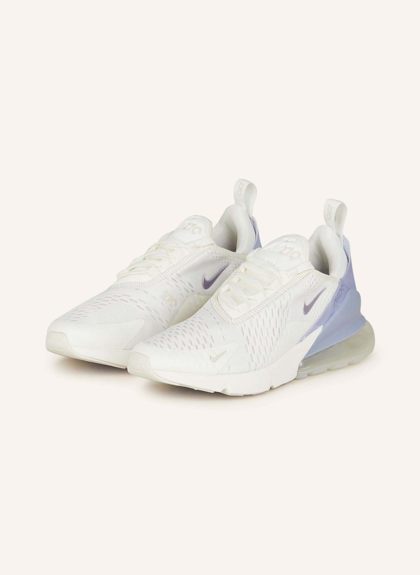 Nike Sneakers AIR MAX 270, Color: WHITE/ LIGHT PURPLE (Image 1)