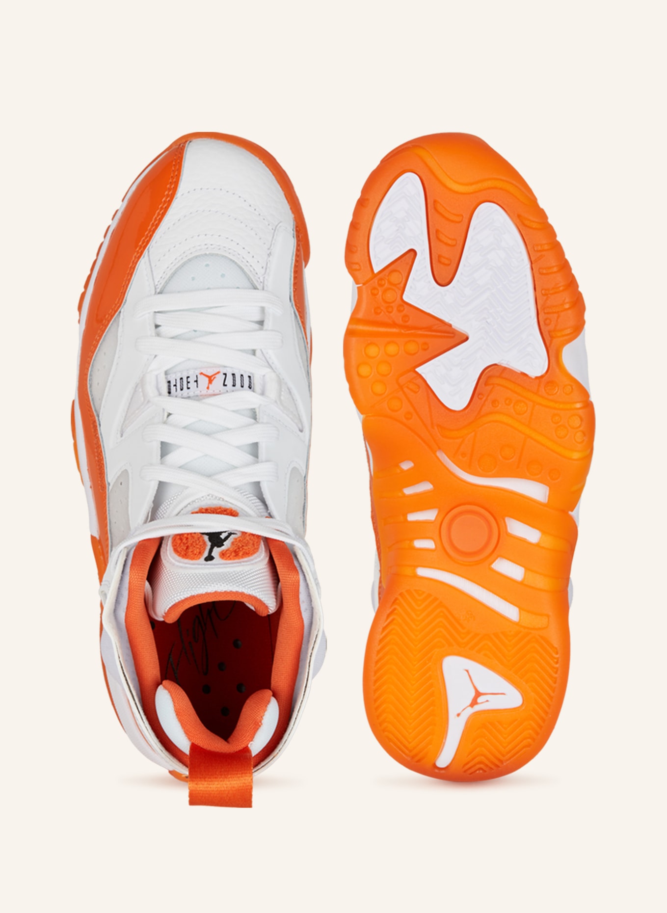 Nike Basketball shoes JUMPMAN TWO TREY, Color: WHITE/ ORANGE (Image 5)