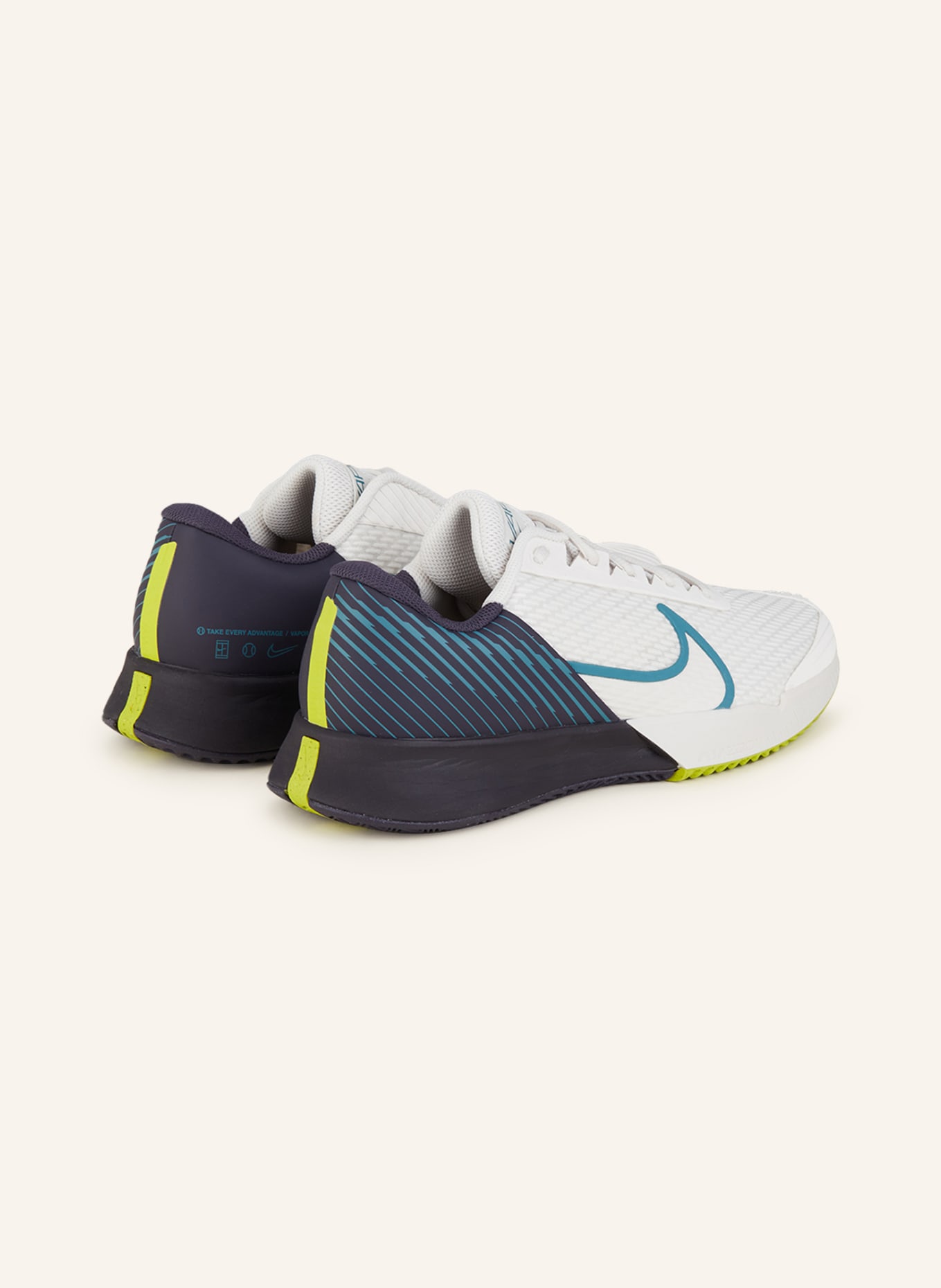 Nike Tennis shoes COURT AIR ZOOM VAPOR in white/ dark blue