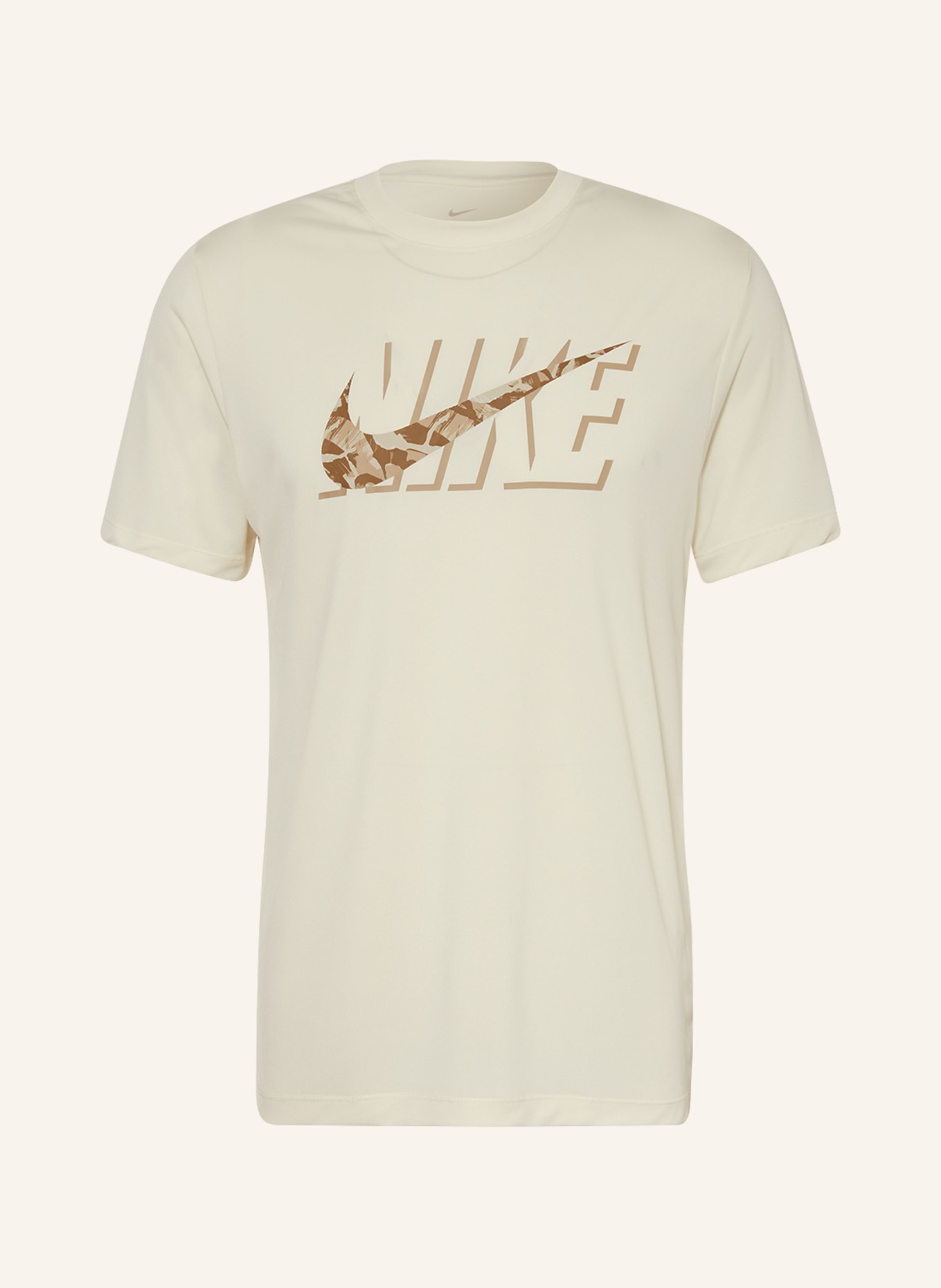 Nike T-shirt DRI-FIT, Kolor: KREMOWY (Obrazek 1)