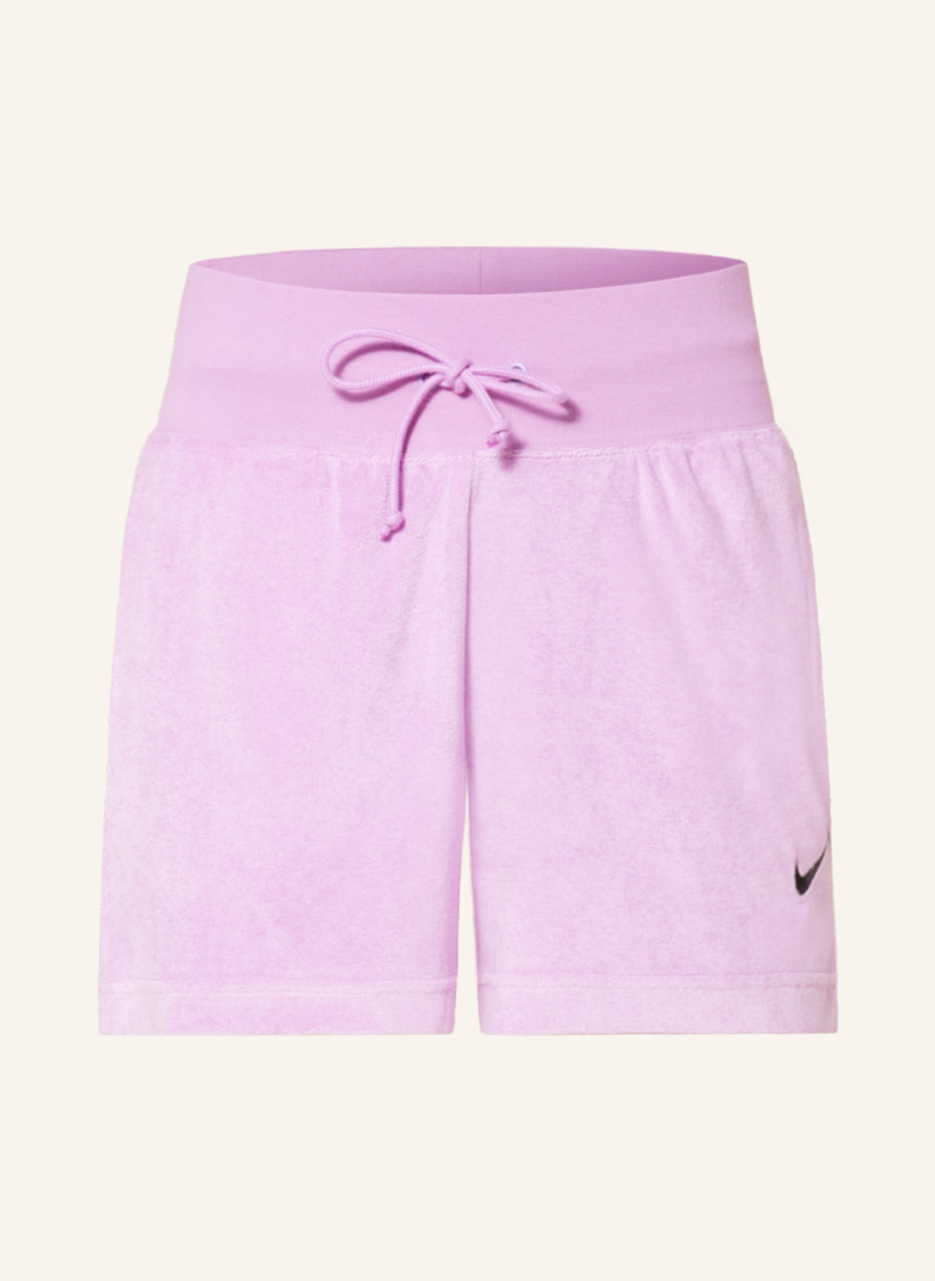 Nike Froté šortky, Barva: SVĚTLE FIALOVÁ (Obrázek 1)