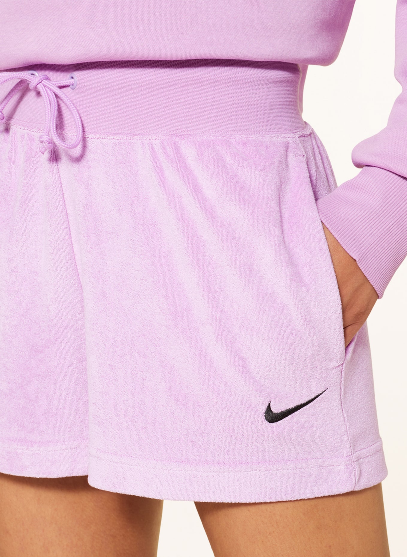 Nike Terry cloth shorts, Color: LIGHT PURPLE (Image 5)