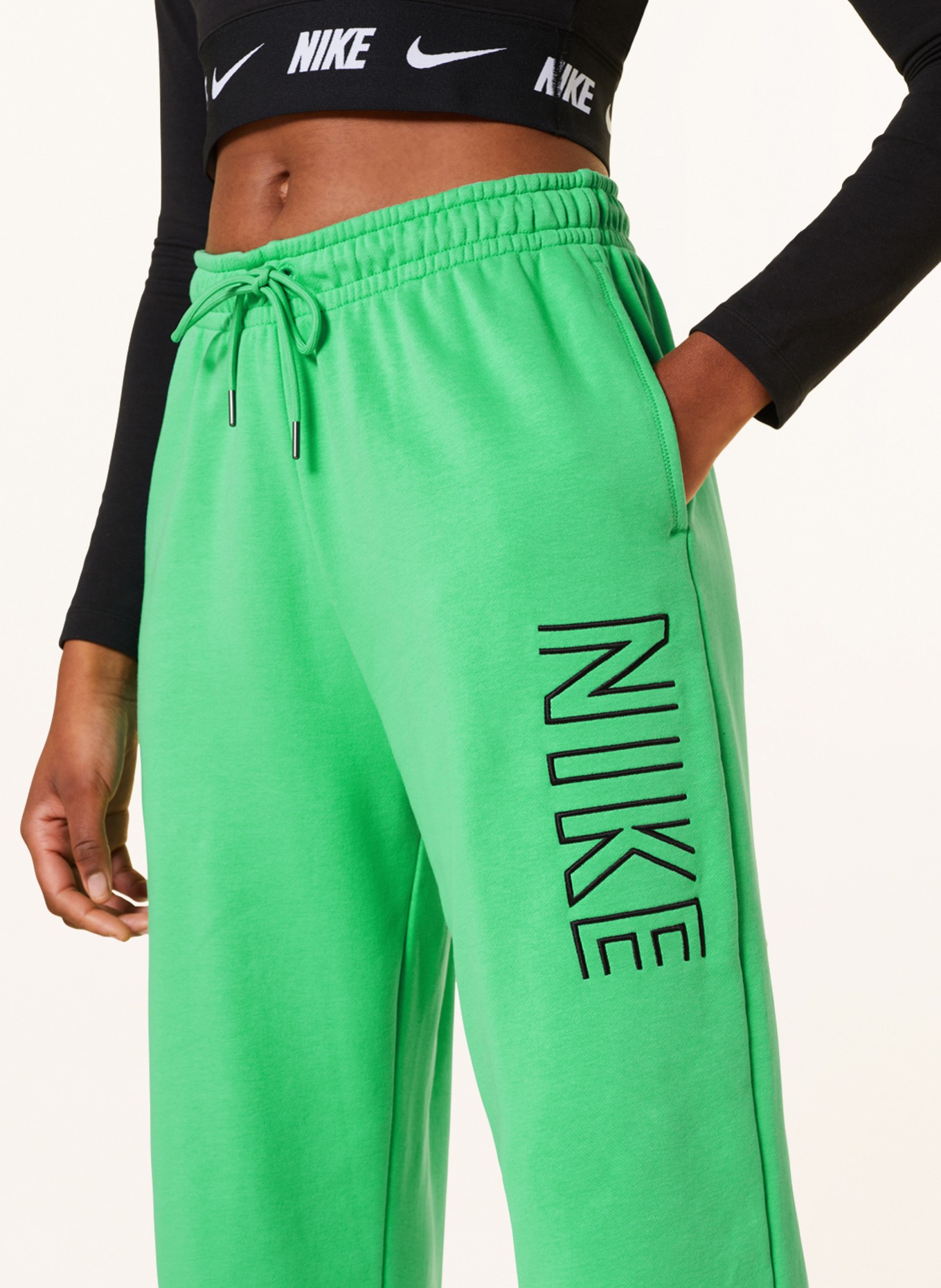 Nike Sweatpants, Color: NEON GREEN (Image 5)