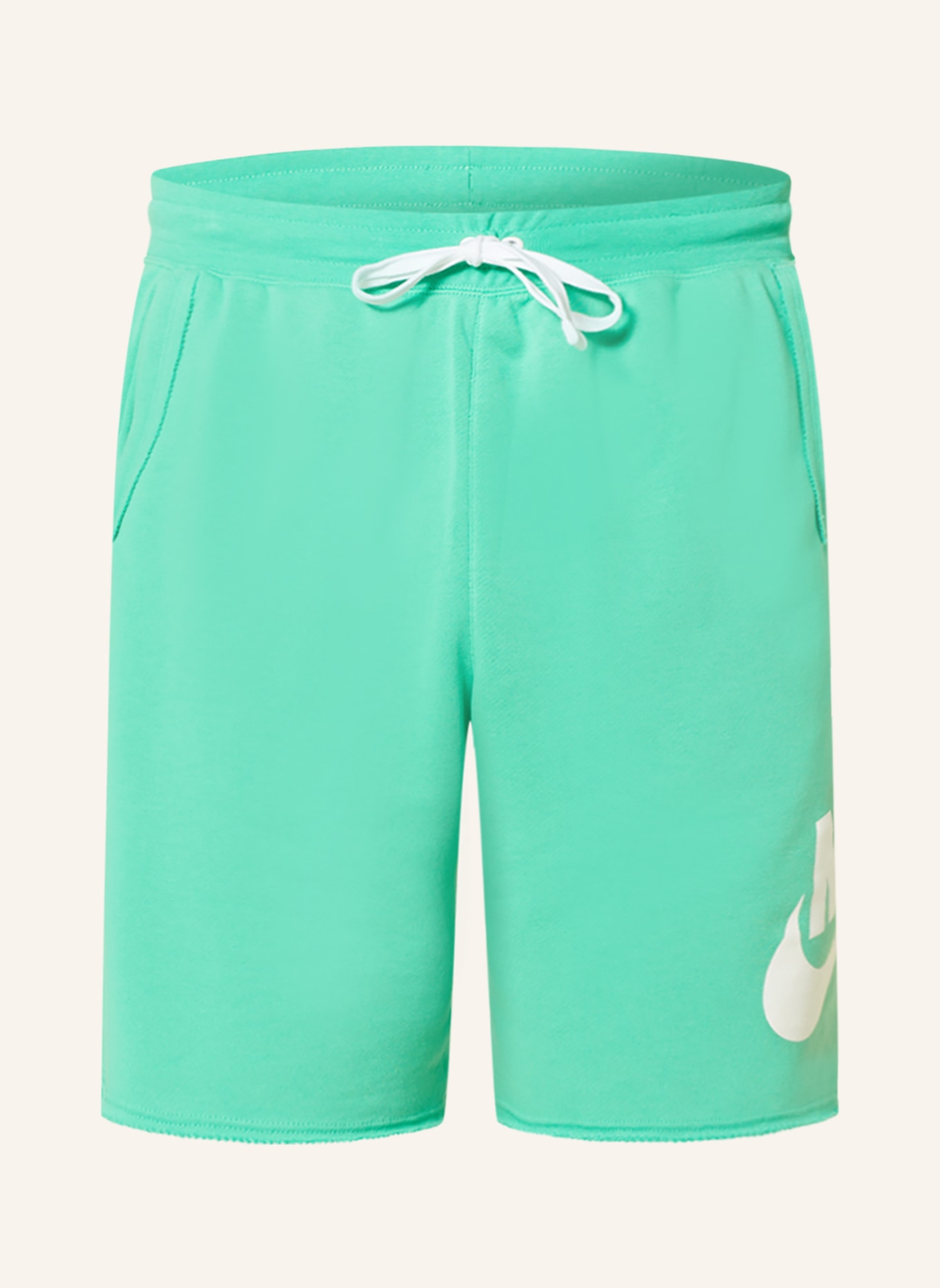 Nike Šortky z mikinové látky CLUB, Barva: ZELENÁ (Obrázek 1)