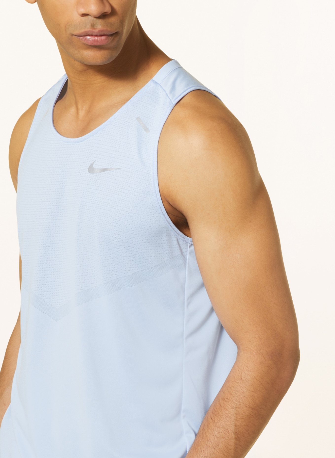 Nike Running top RISE 365, Color: LIGHT BLUE (Image 4)