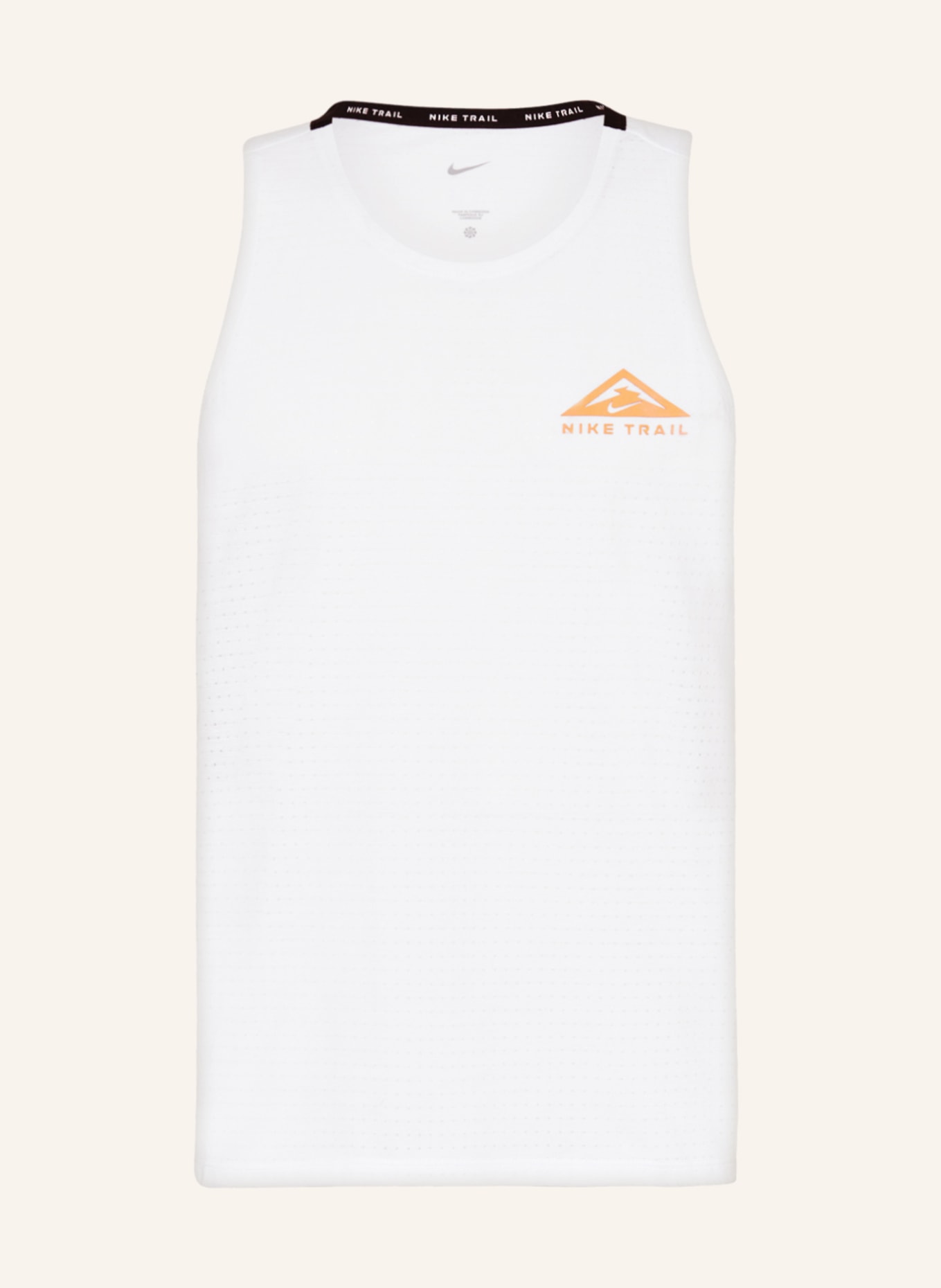 Nike Running shirt TRAIL SOLAR CHASE, Color: WHITE/ CREAM/ ECRU (Image 1)