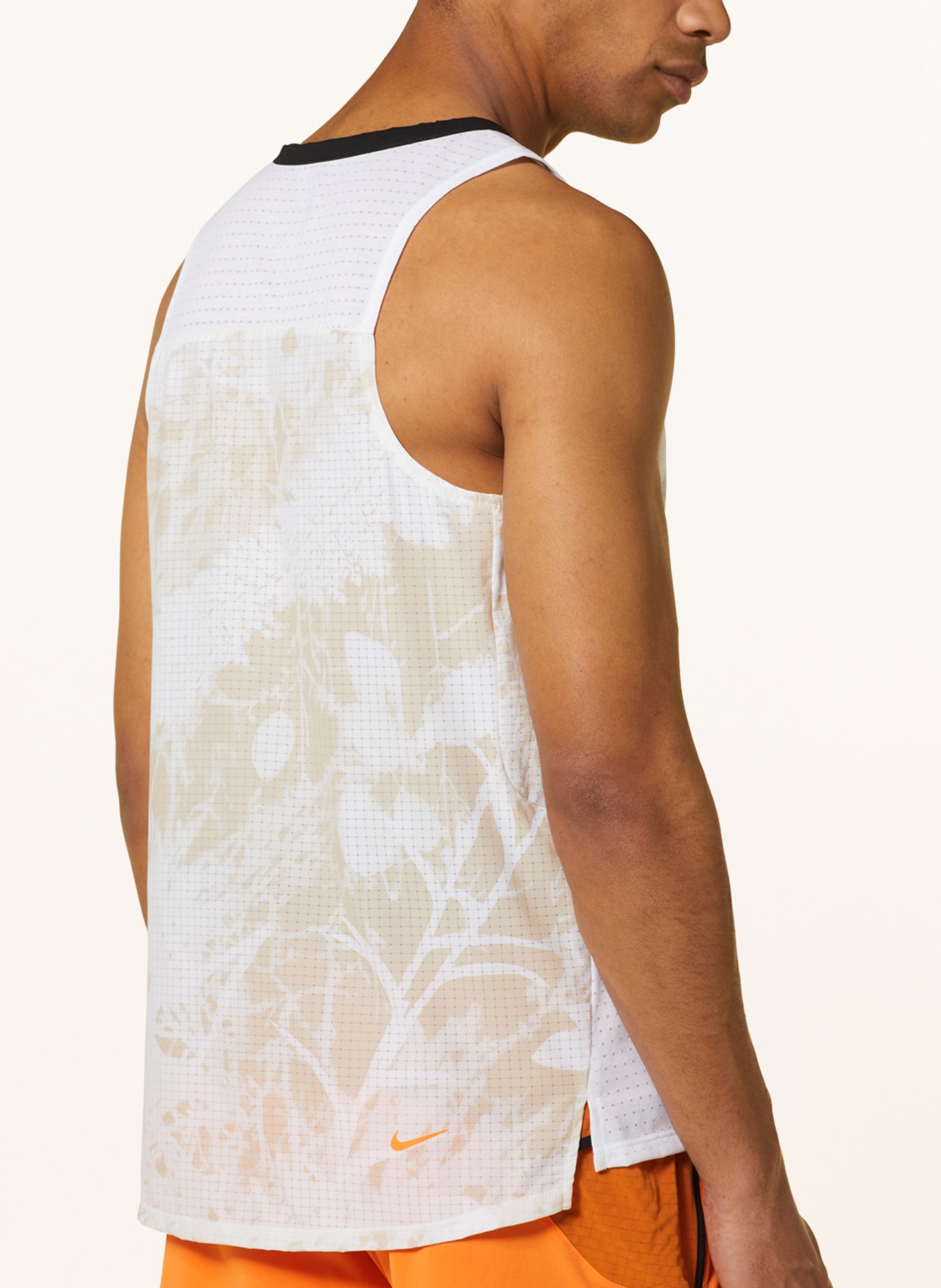 Nike Running shirt TRAIL SOLAR CHASE, Color: WHITE/ CREAM/ ECRU (Image 4)