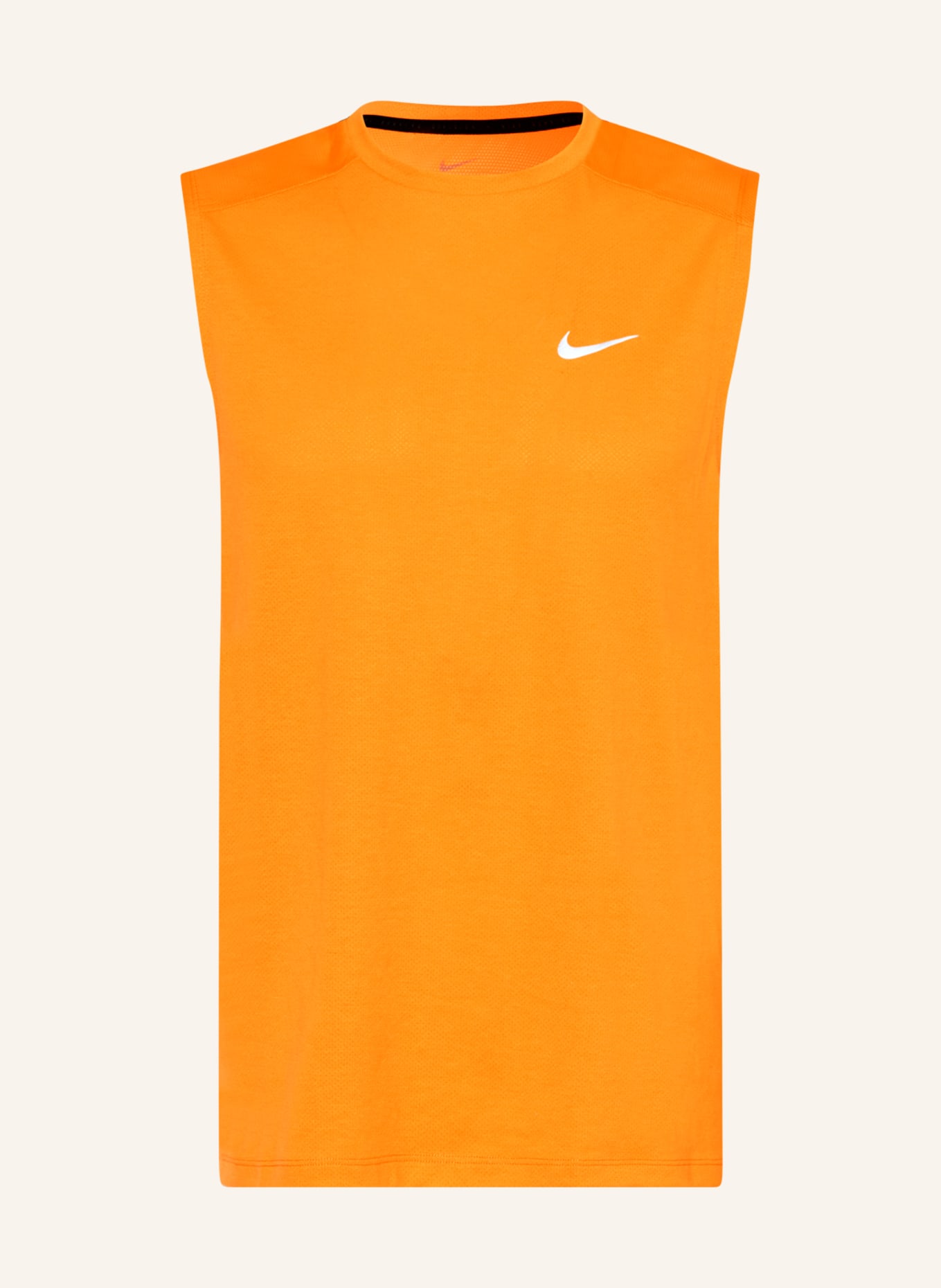 Nike Koszulka do biegania DRI-FIT RUN DIVISION RISE 365 z siateczką, Kolor: JASKRAWY POMARAŃCZOWY (Obrazek 1)
