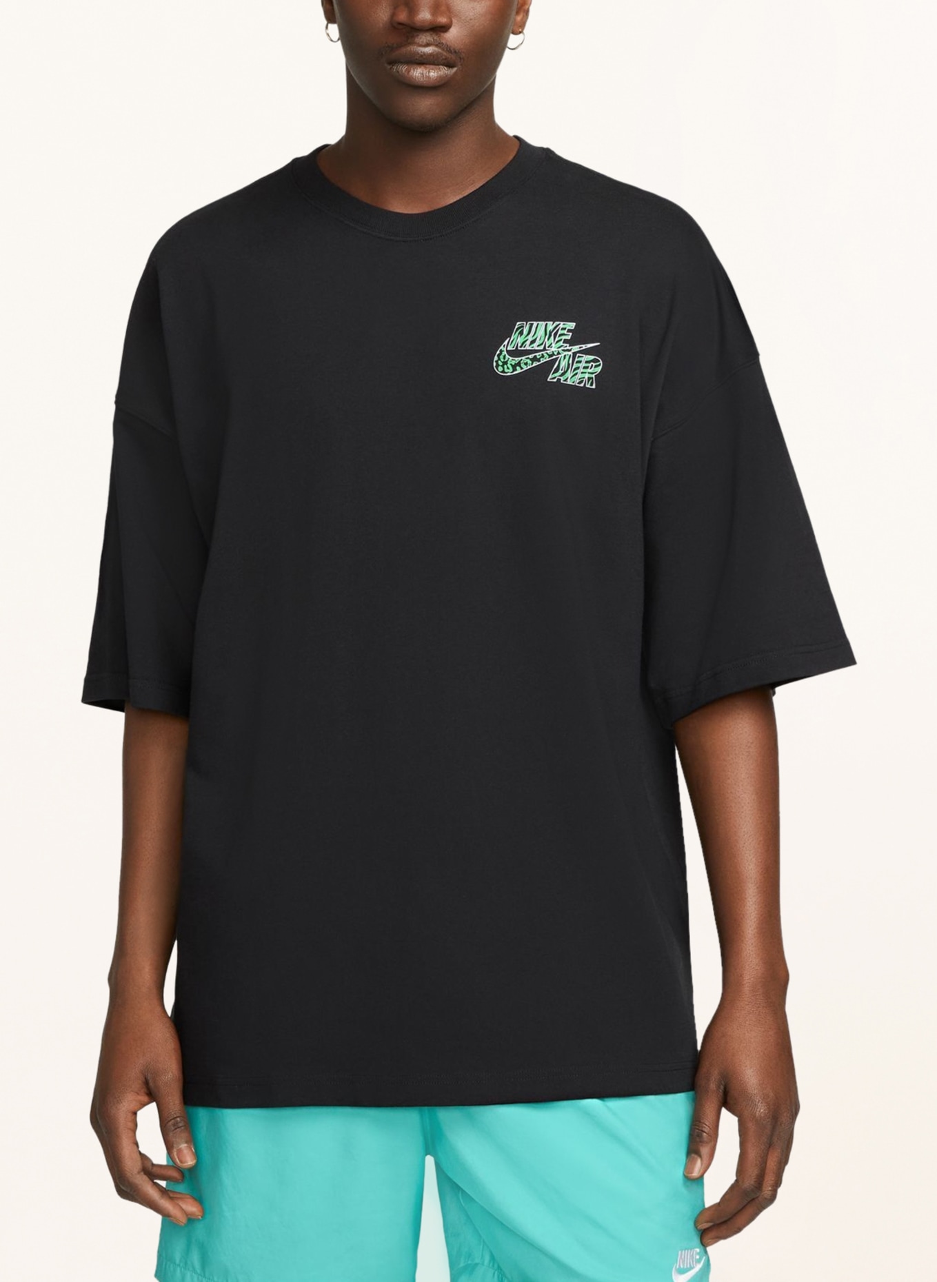 Nike T-shirt, Color: BLACK (Image 4)