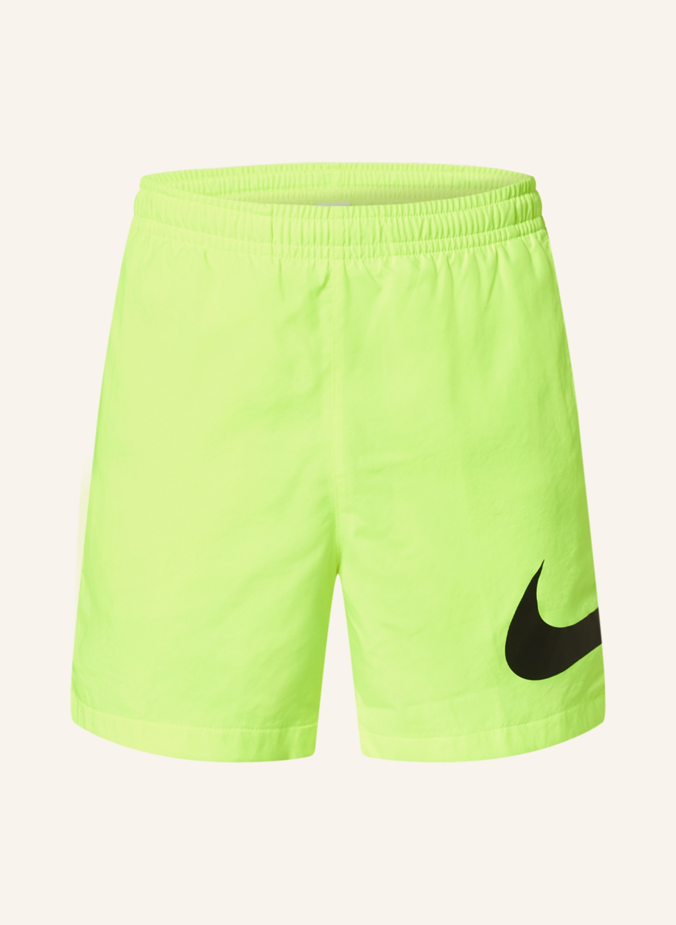 Nike Trainingsshorts REPEAT mit Mesh, Farbe: NEONGELB/ SCHWARZ (Bild 1)