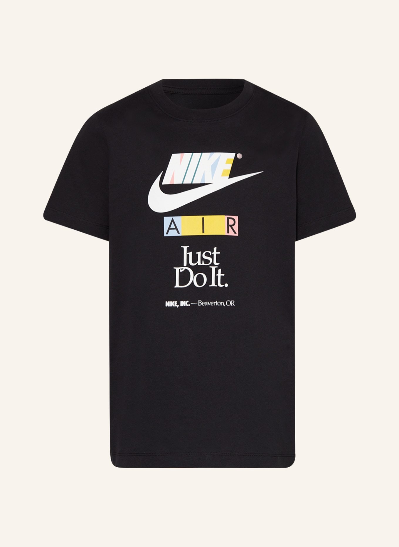 Nike T-Shirt, Farbe: SCHWARZ/ WEISS/ GELB (Bild 1)